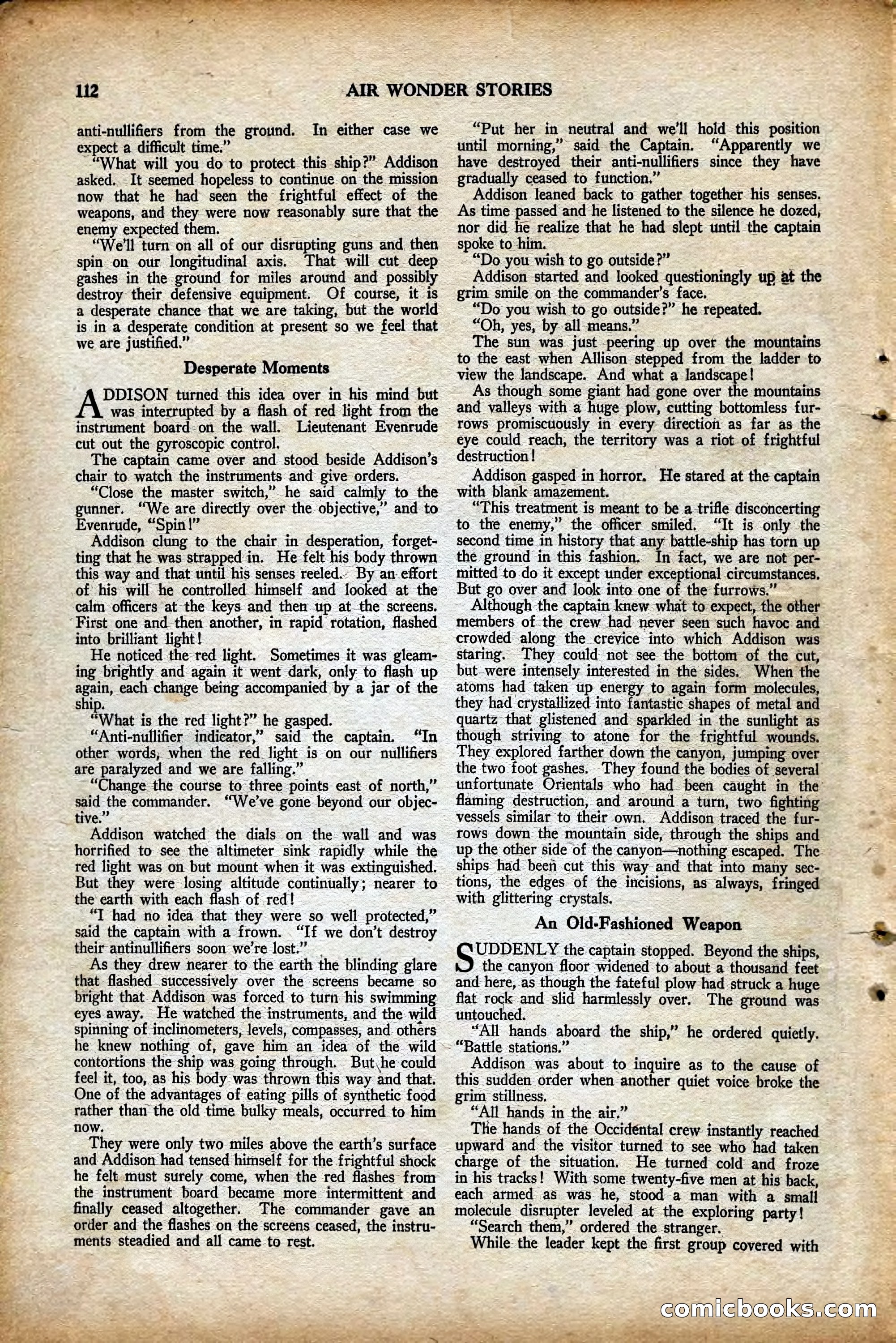 Air Wonder Stories, August 1929 — page 18 of 95