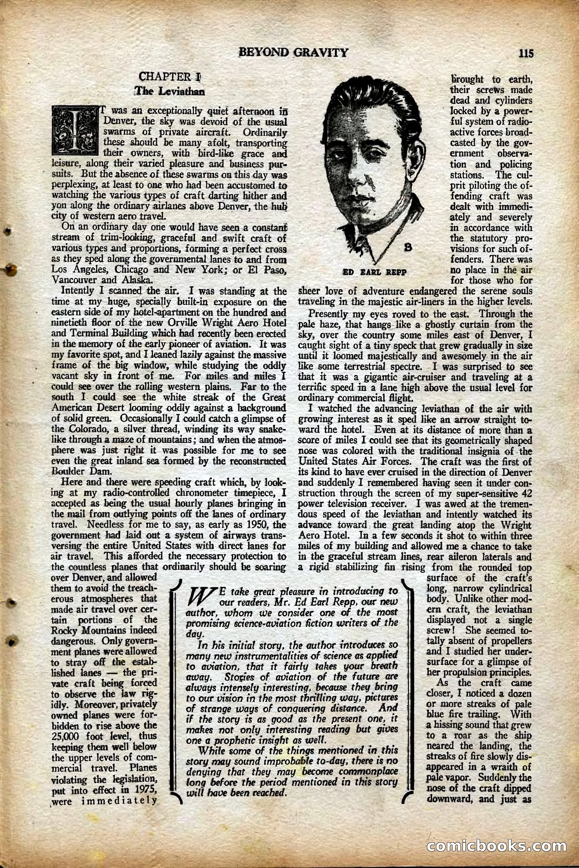 Air Wonder Stories, August 1929 — page 21 of 95