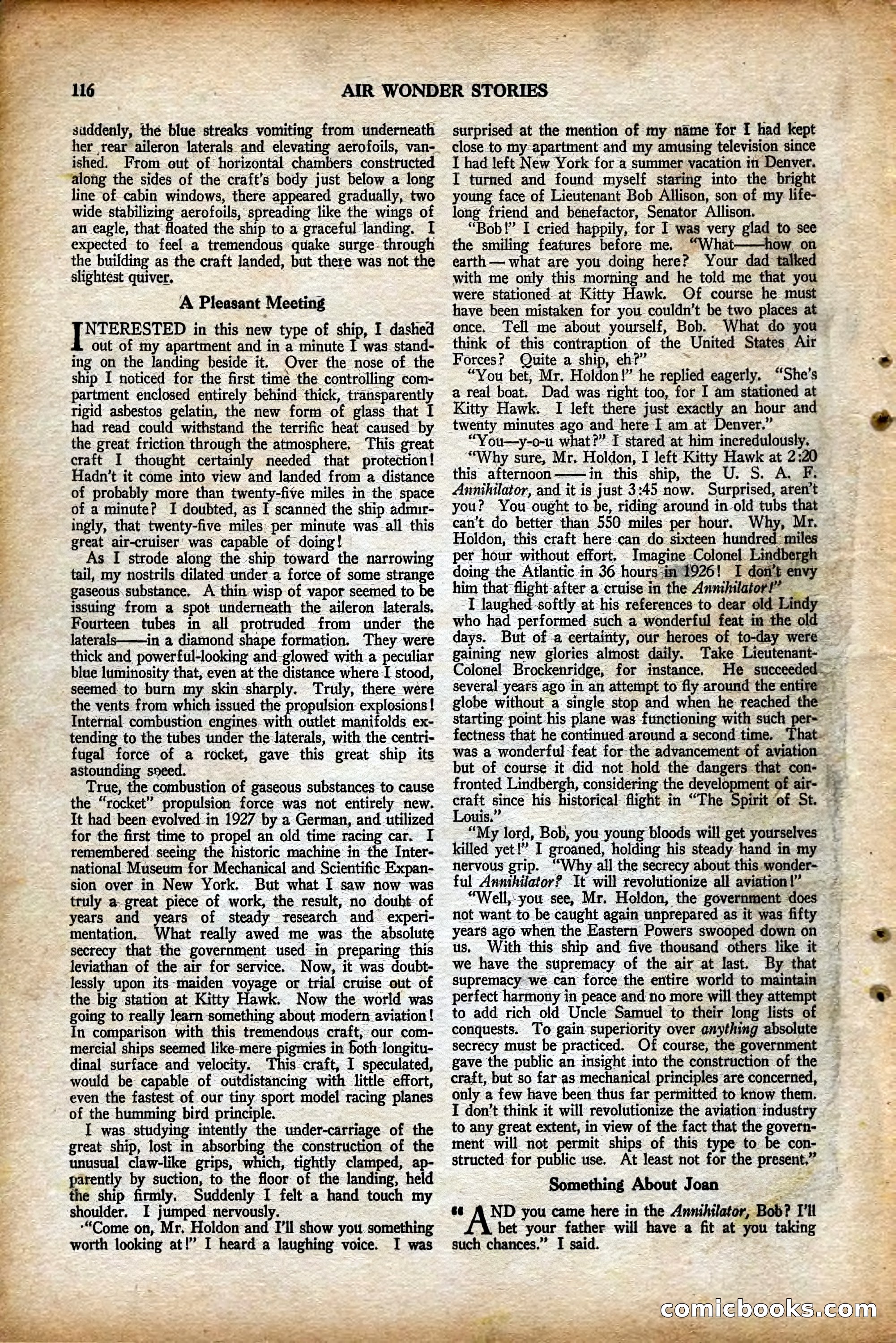 Air Wonder Stories, August 1929 — page 22 of 95
