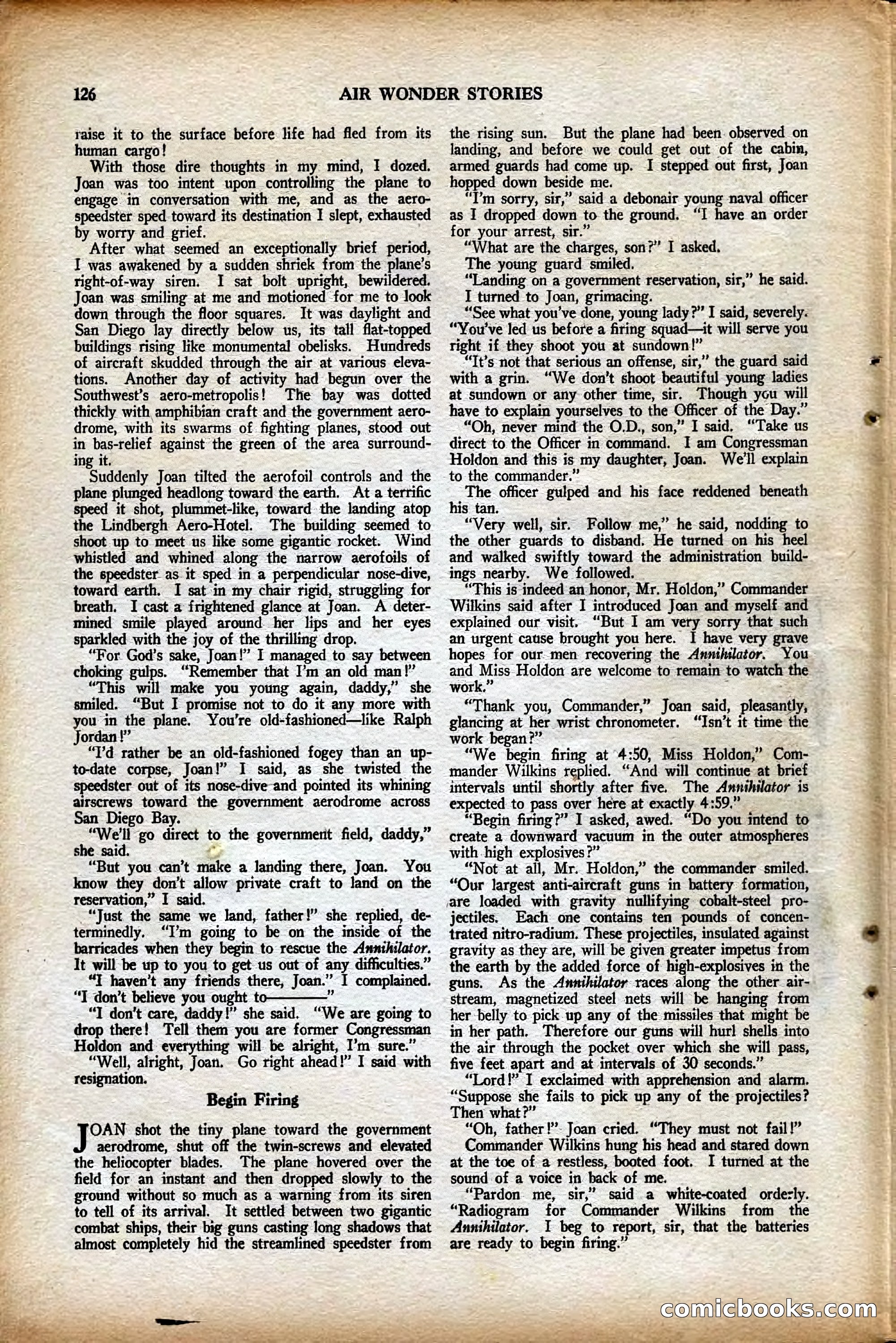 Air Wonder Stories, August 1929 — page 32 of 95