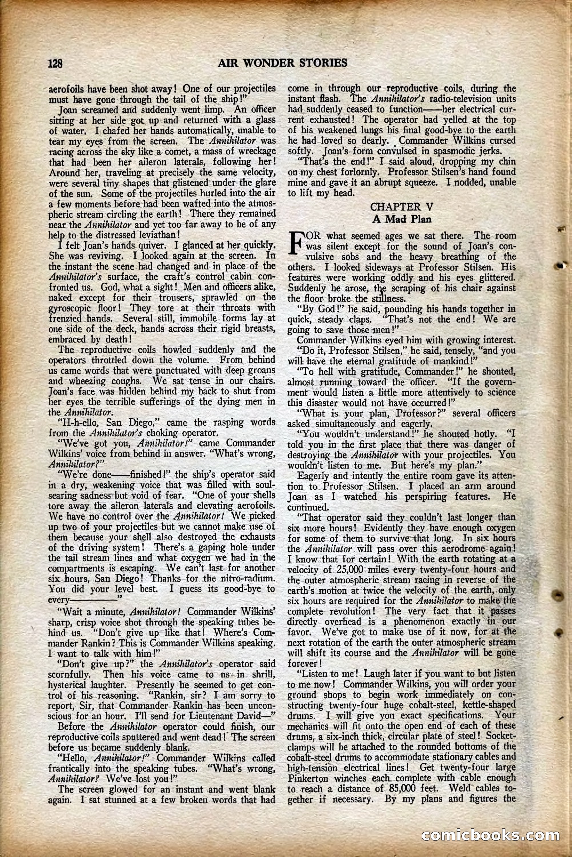 Air Wonder Stories, August 1929 — page 34 of 95