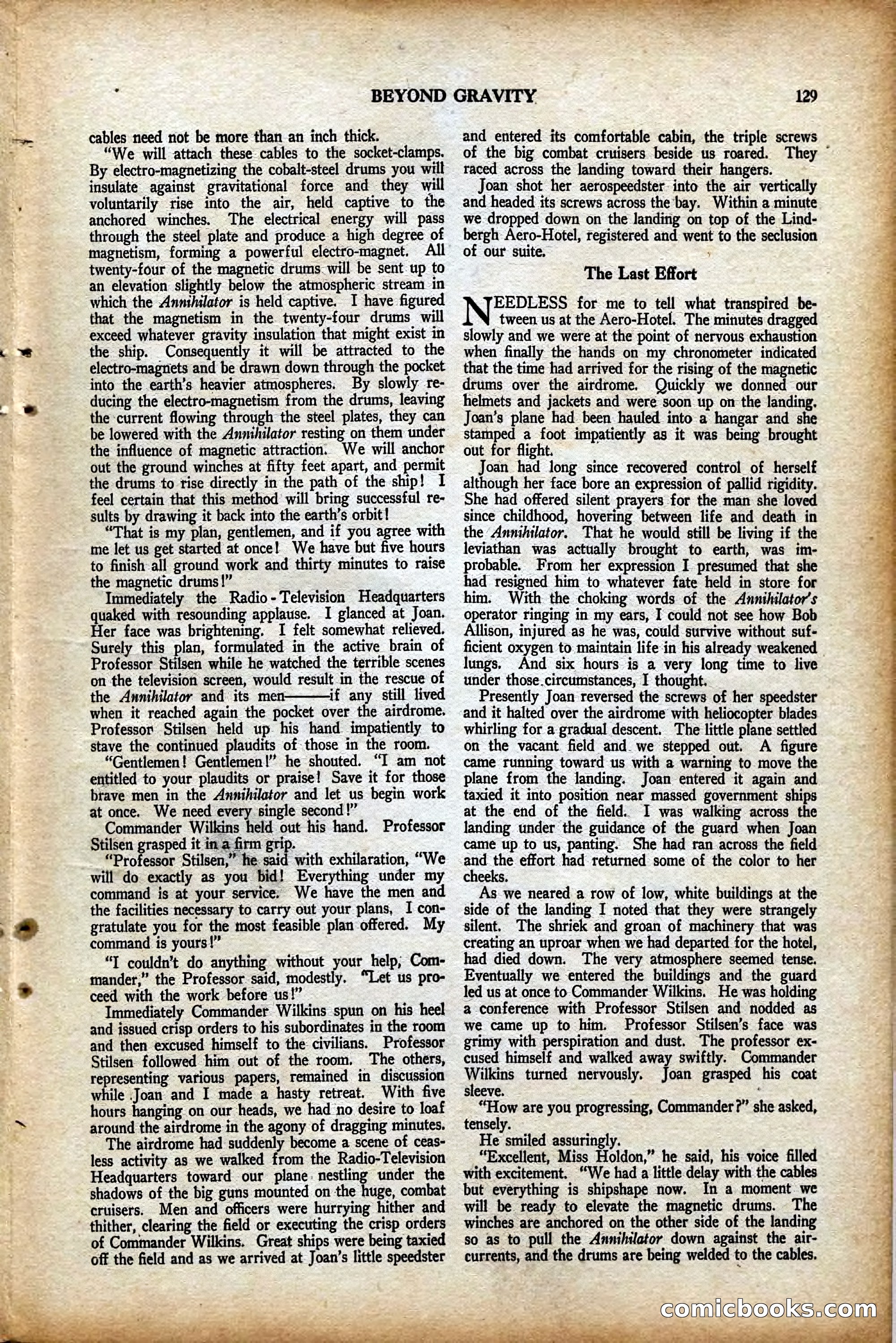 Air Wonder Stories, August 1929 — page 35 of 95
