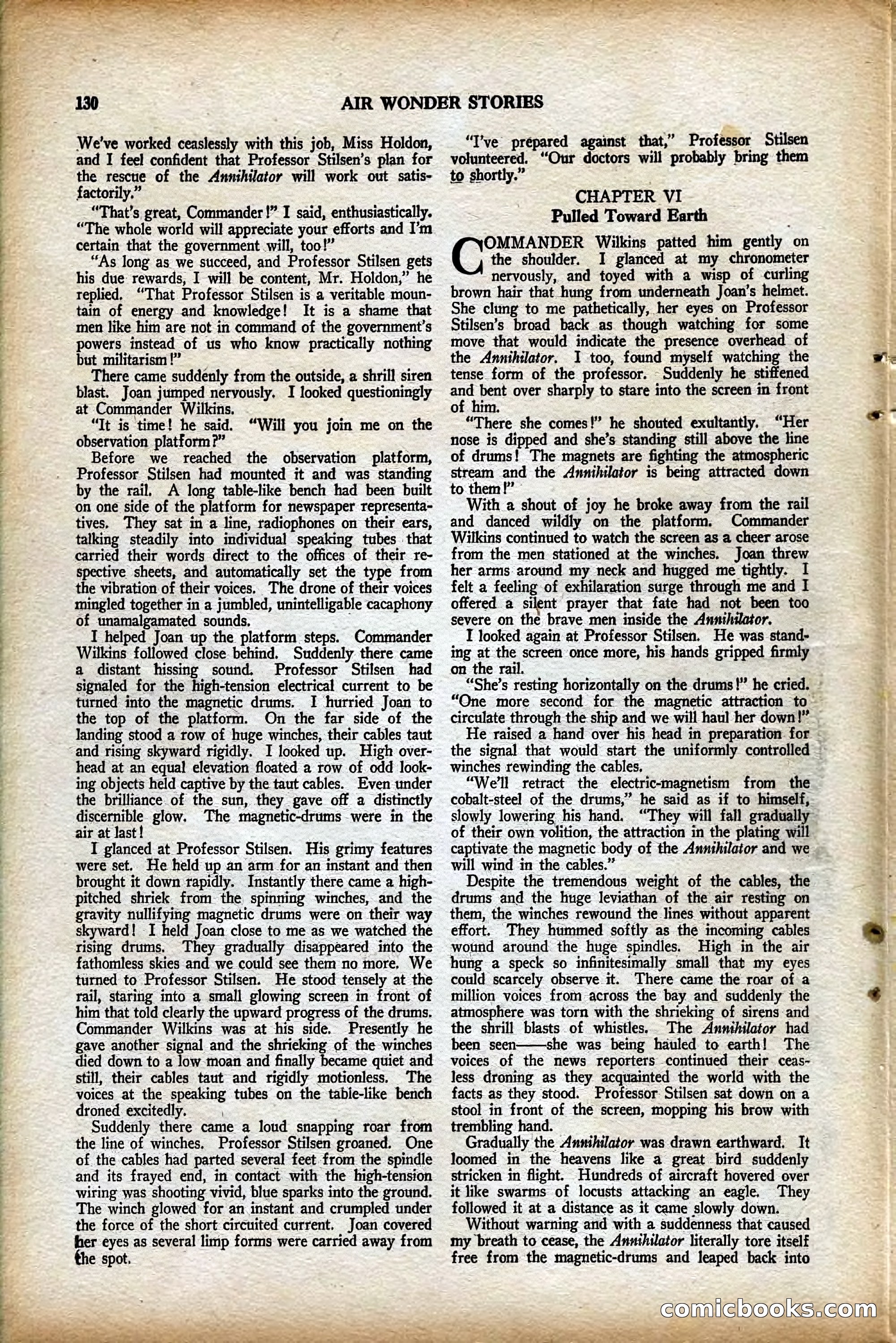 Air Wonder Stories, August 1929 — page 36 of 95