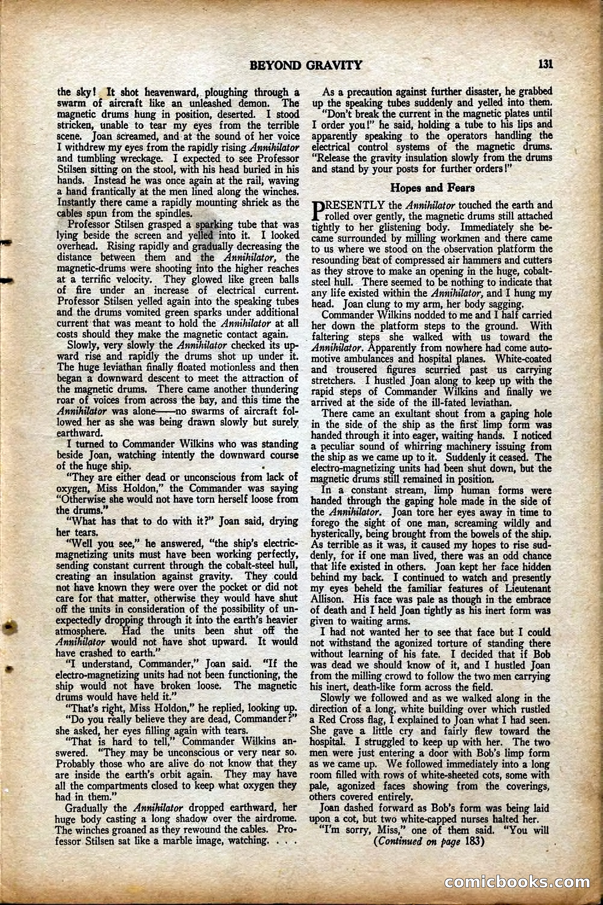 Air Wonder Stories, August 1929 — page 37 of 95