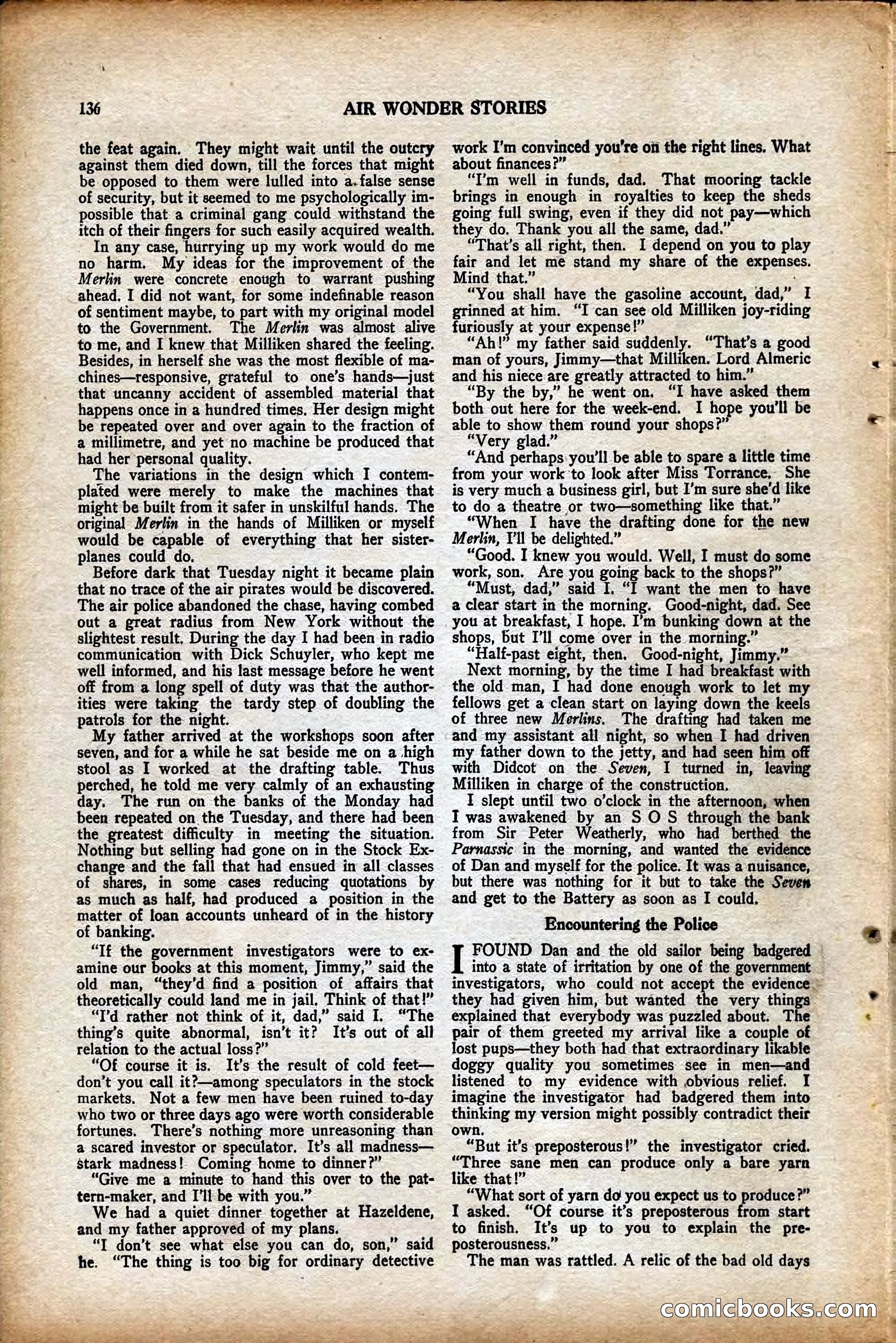 Air Wonder Stories, August 1929 — page 42 of 95