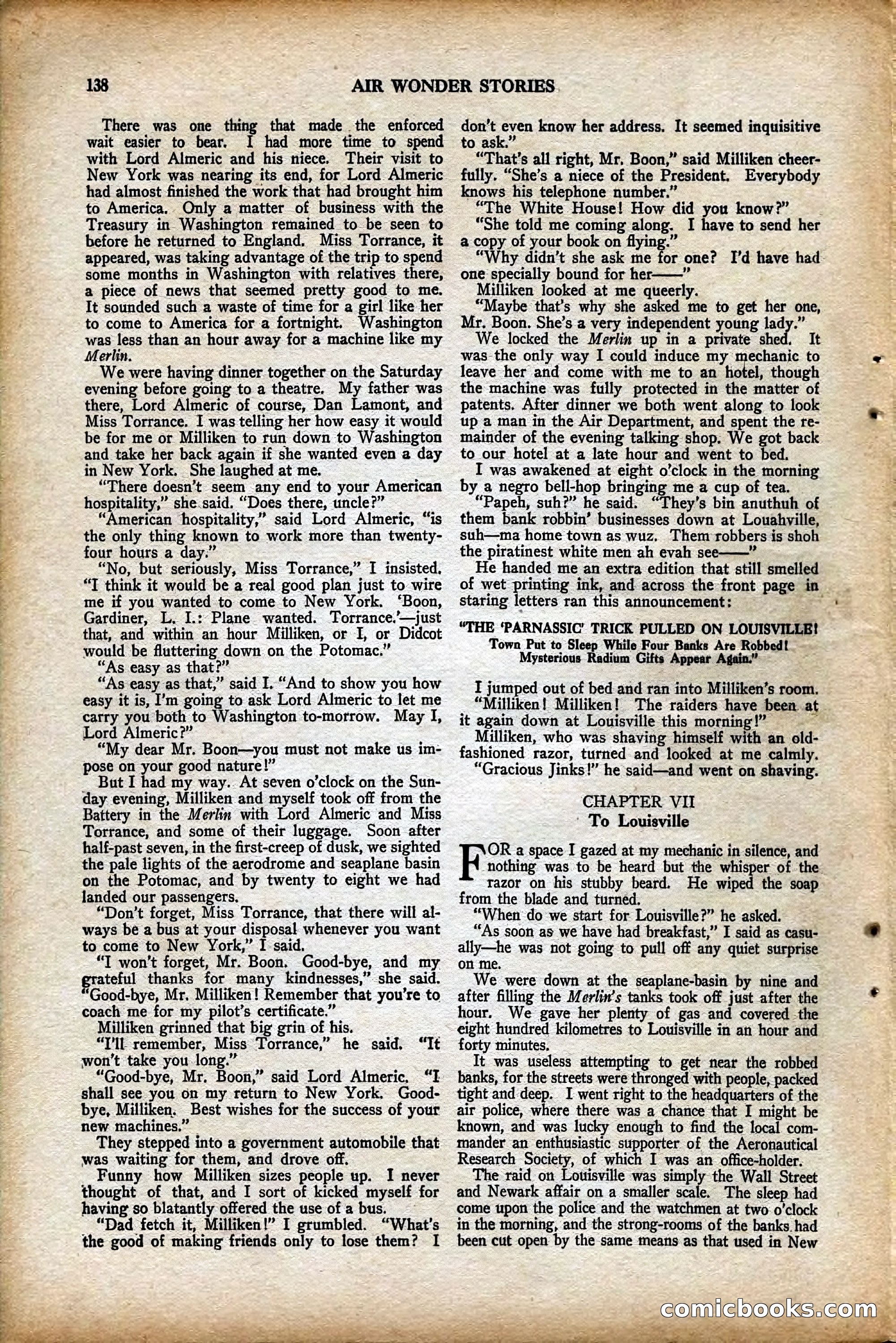 Air Wonder Stories, August 1929 — page 44 of 95