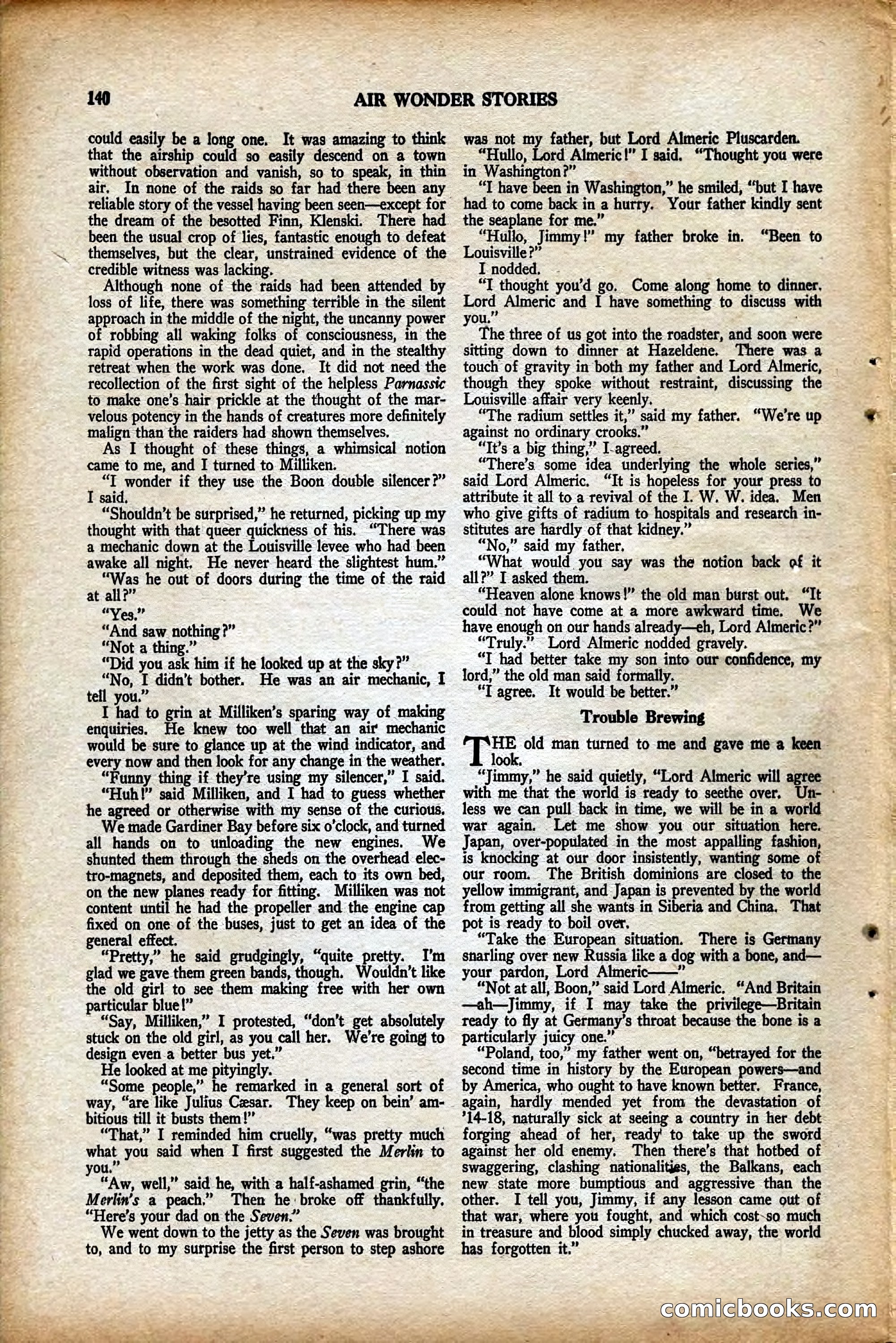 Air Wonder Stories, August 1929 — page 46 of 95