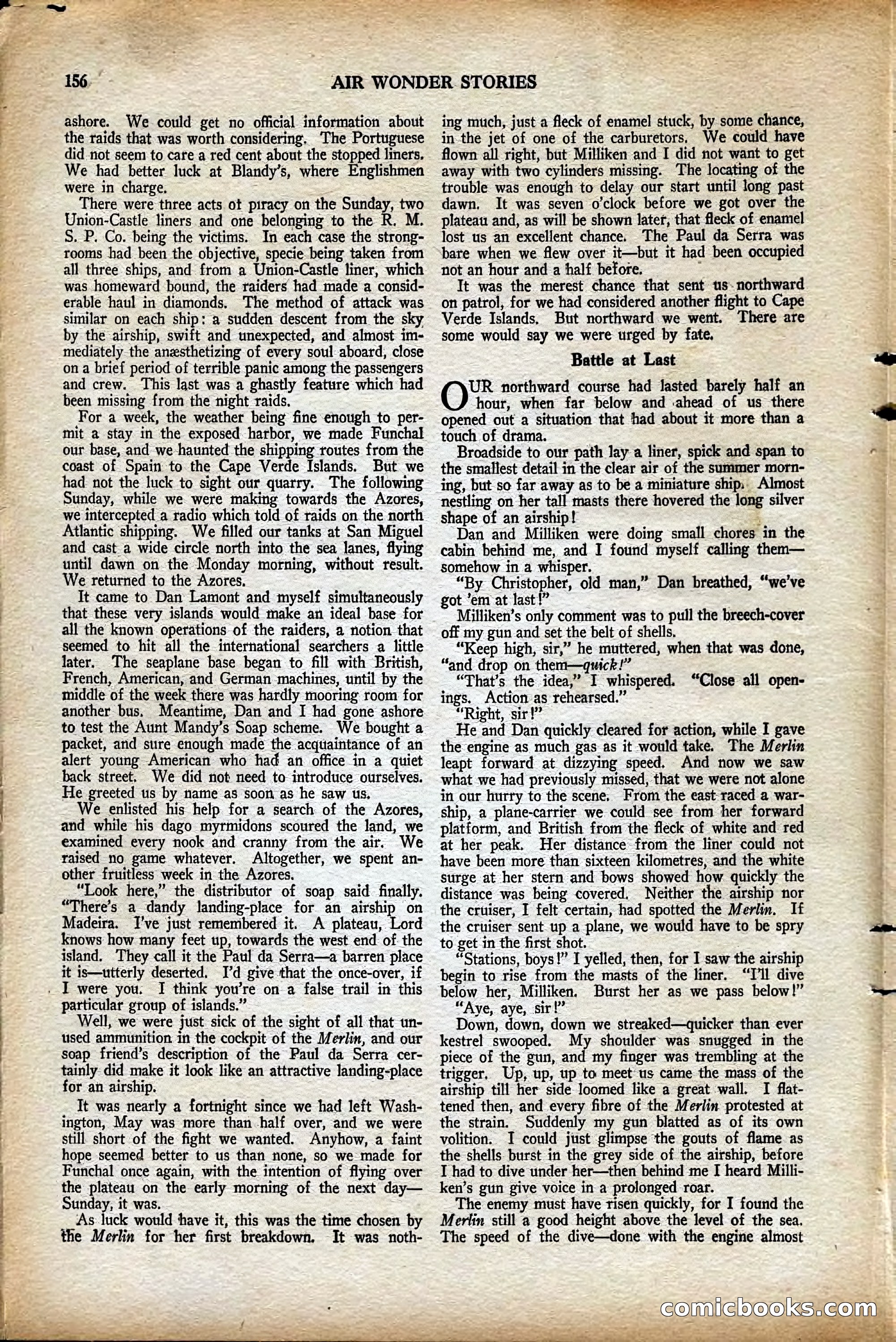 Air Wonder Stories, August 1929 — page 62 of 95
