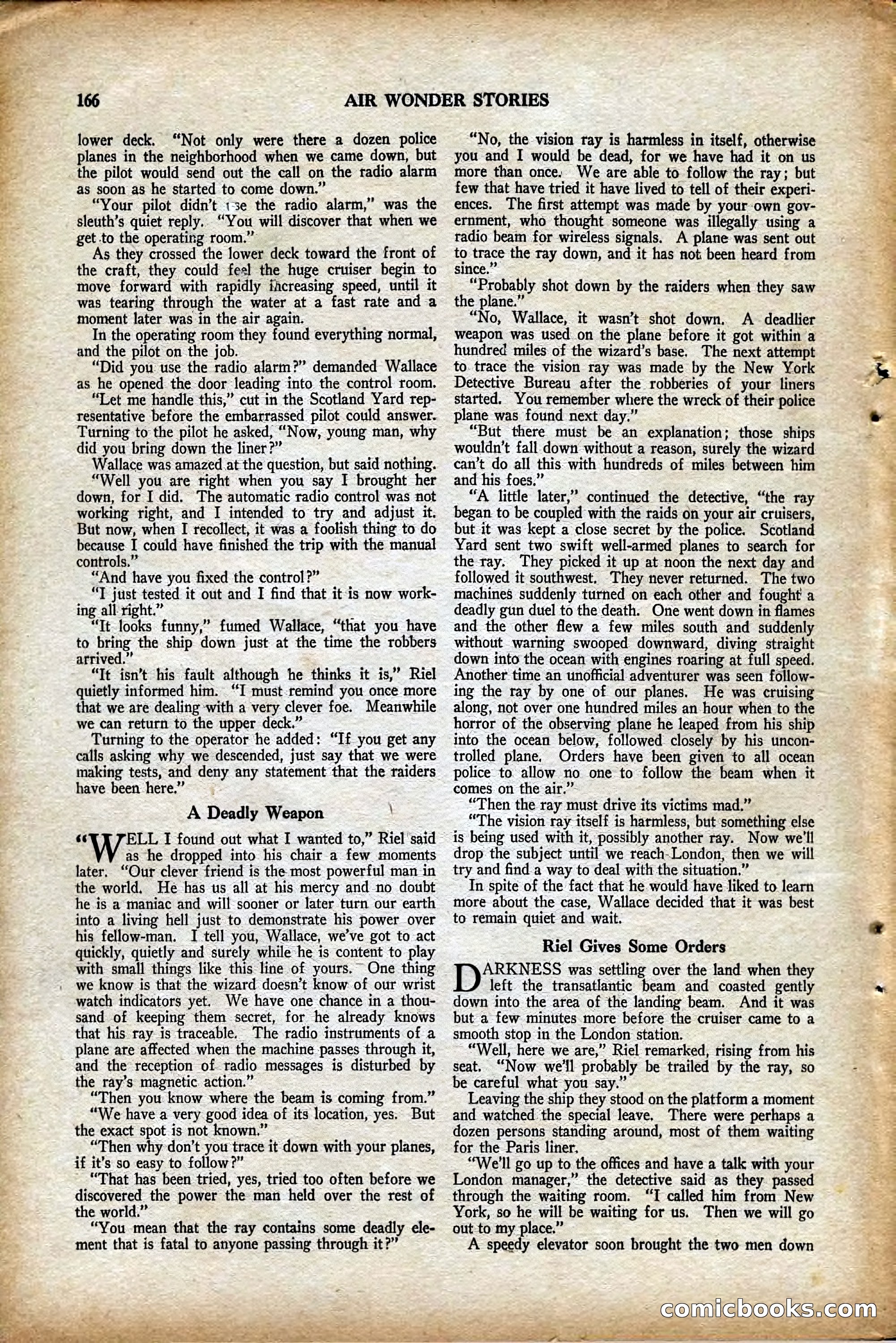 Air Wonder Stories, August 1929 — page 72 of 95