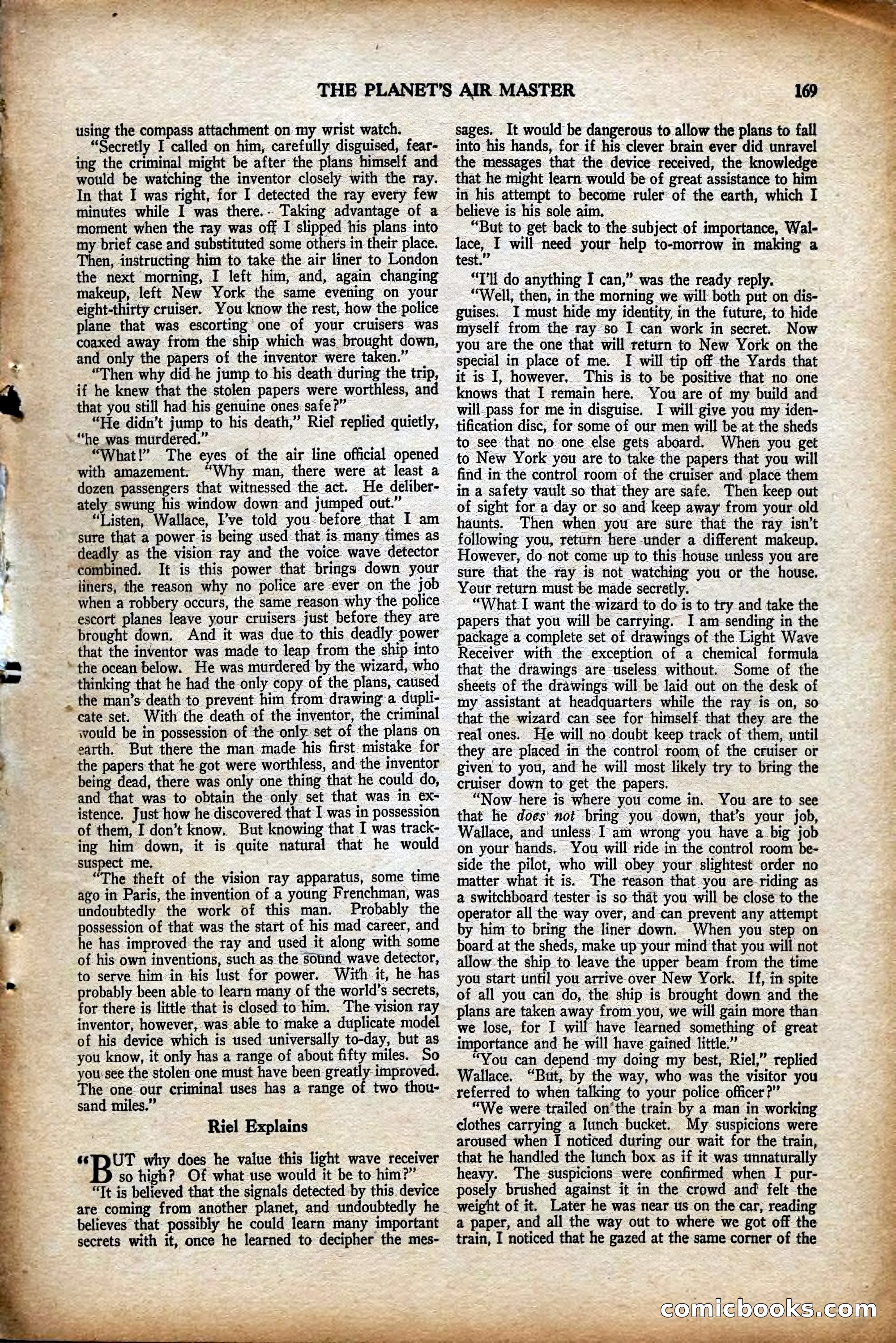 Air Wonder Stories, August 1929 — page 75 of 95