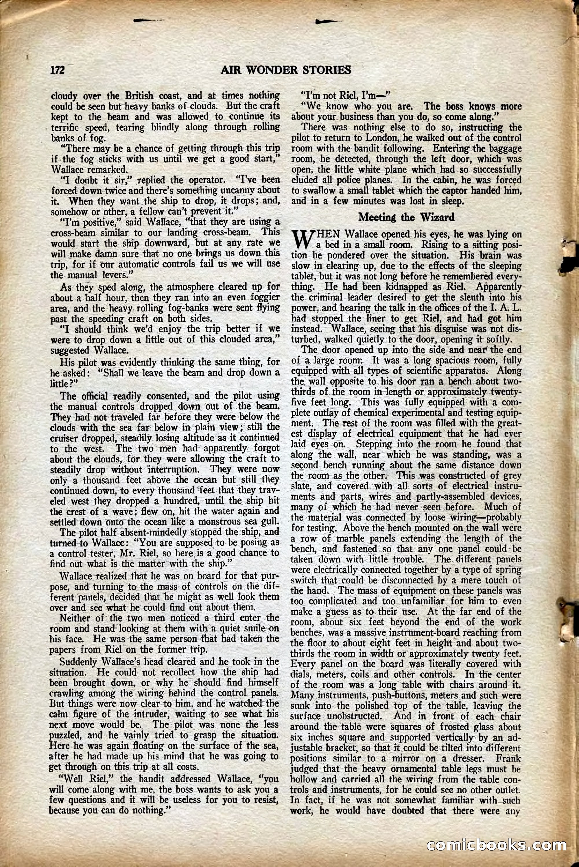 Air Wonder Stories, August 1929 — page 78 of 95