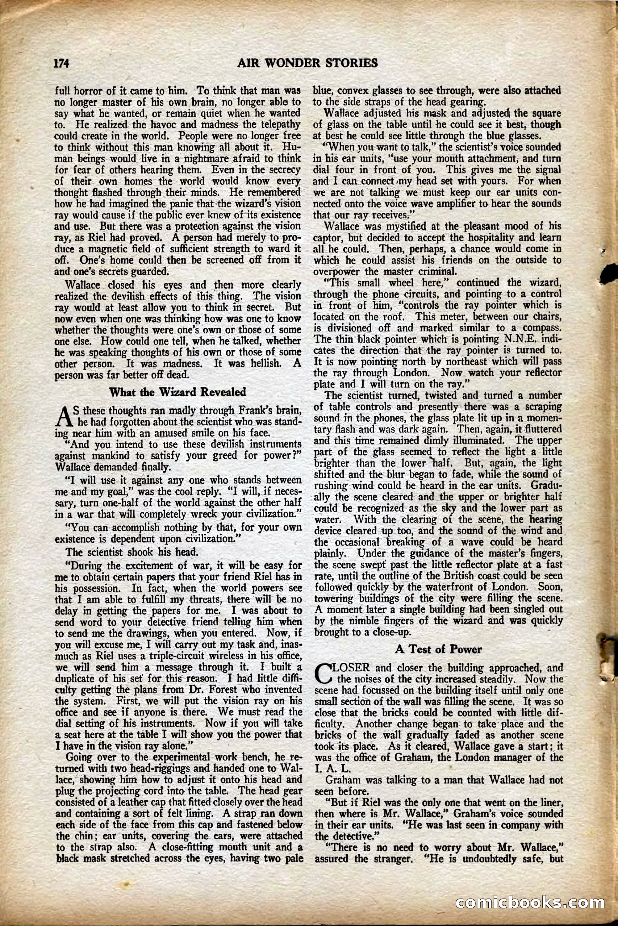 Air Wonder Stories, August 1929 — page 80 of 95