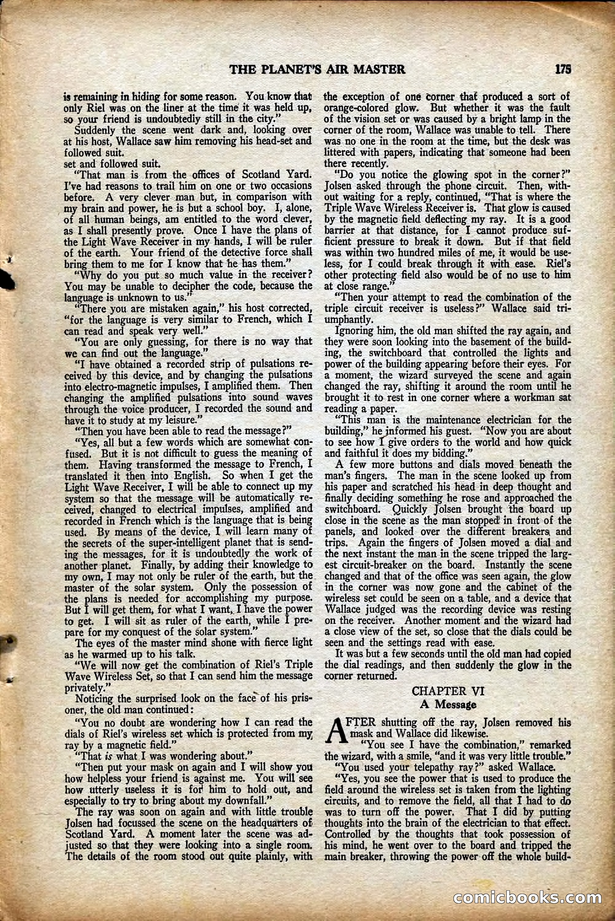 Air Wonder Stories, August 1929 — page 81 of 95