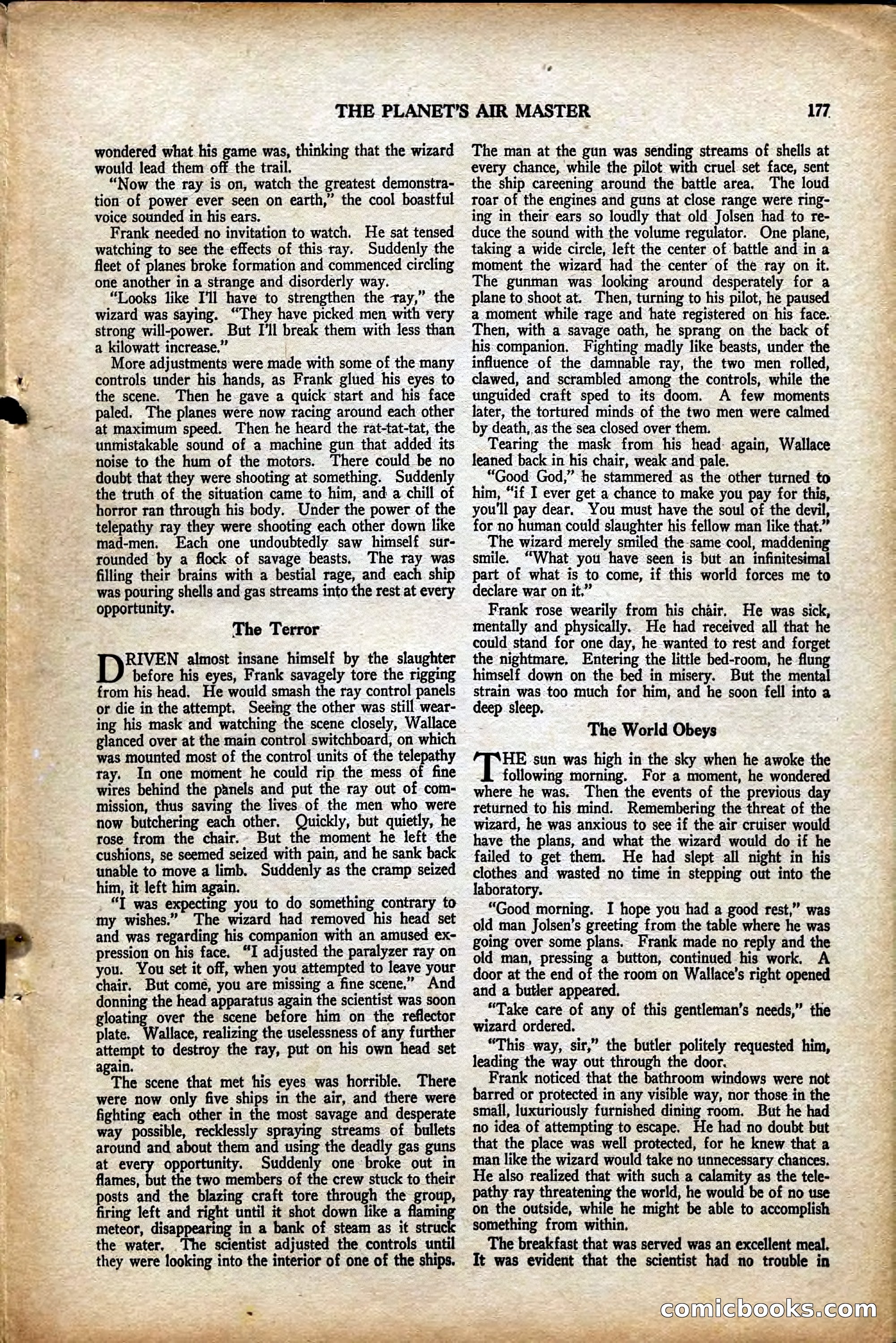 Air Wonder Stories, August 1929 — page 83 of 95