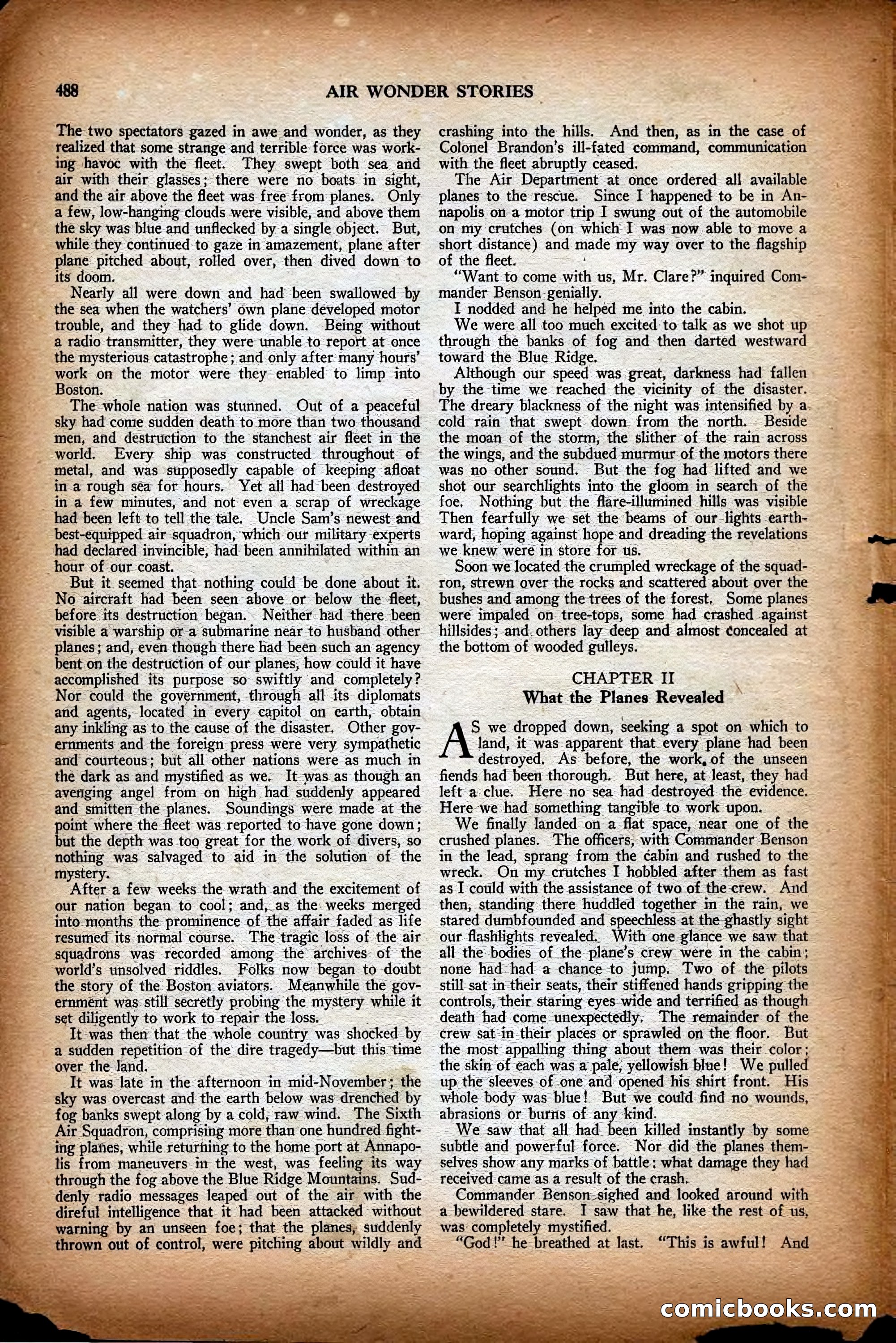 Air Wonder Stories, December 1929 — page 10 of 97