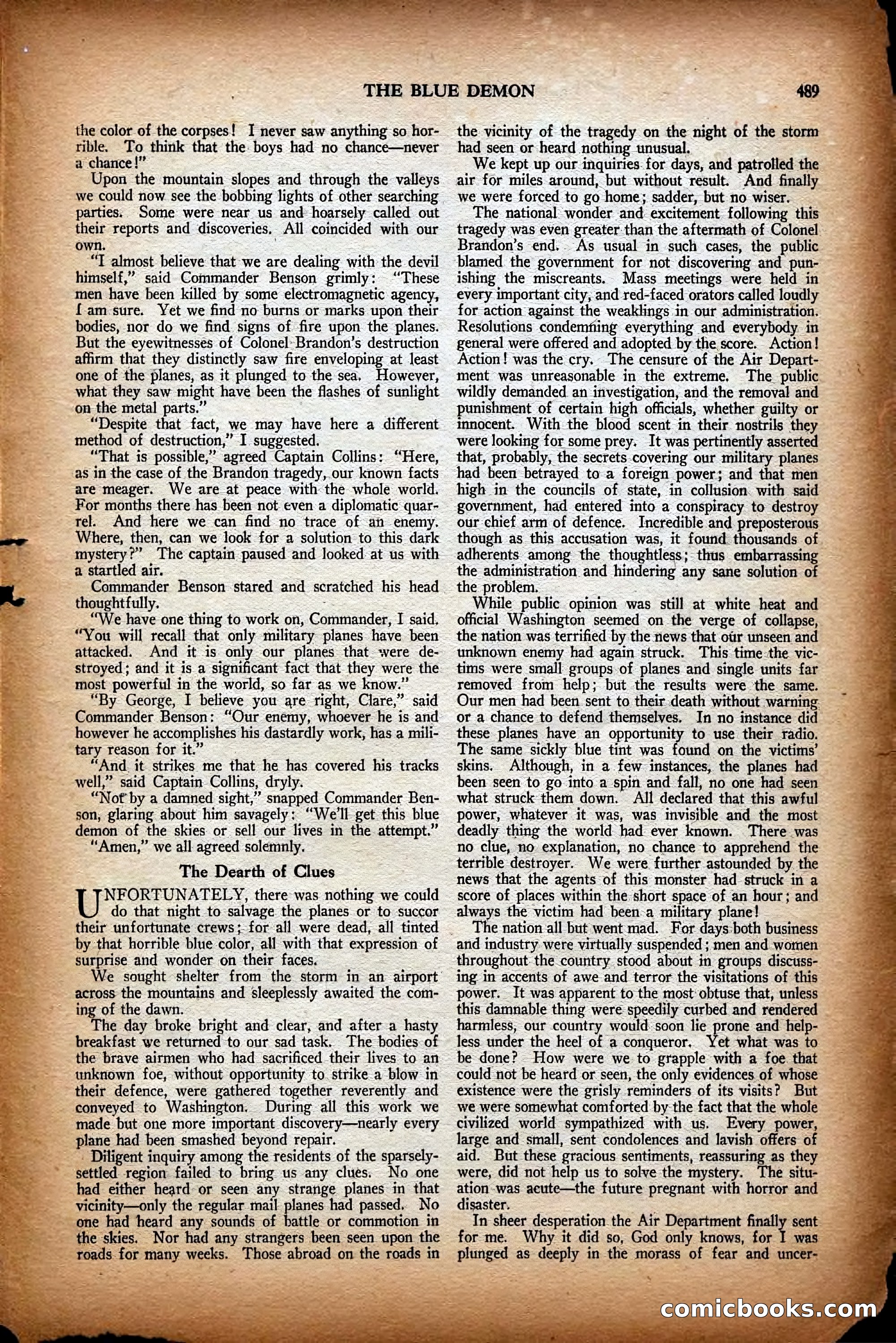 Air Wonder Stories, December 1929 — page 11 of 97