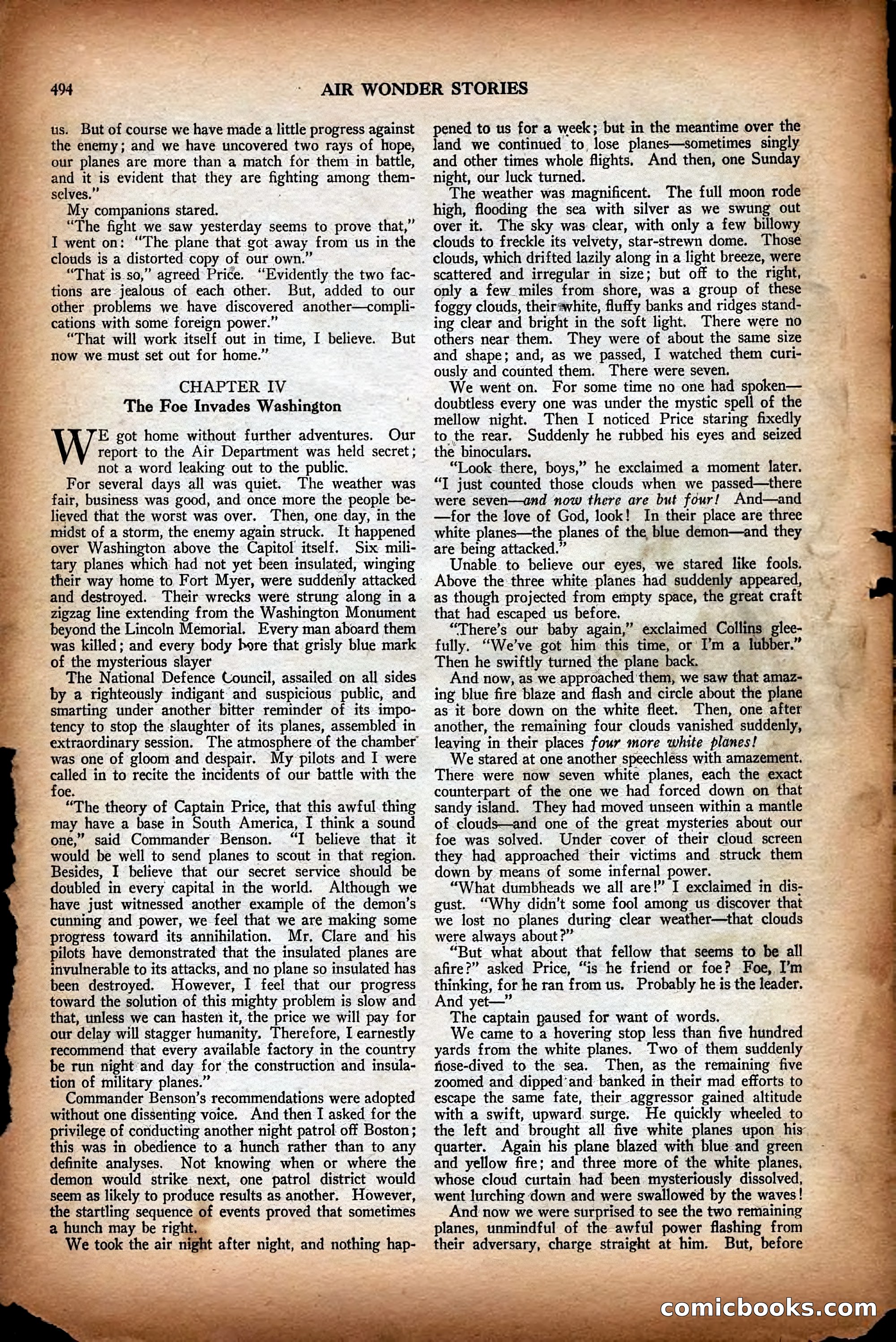 Air Wonder Stories, December 1929 — page 16 of 97