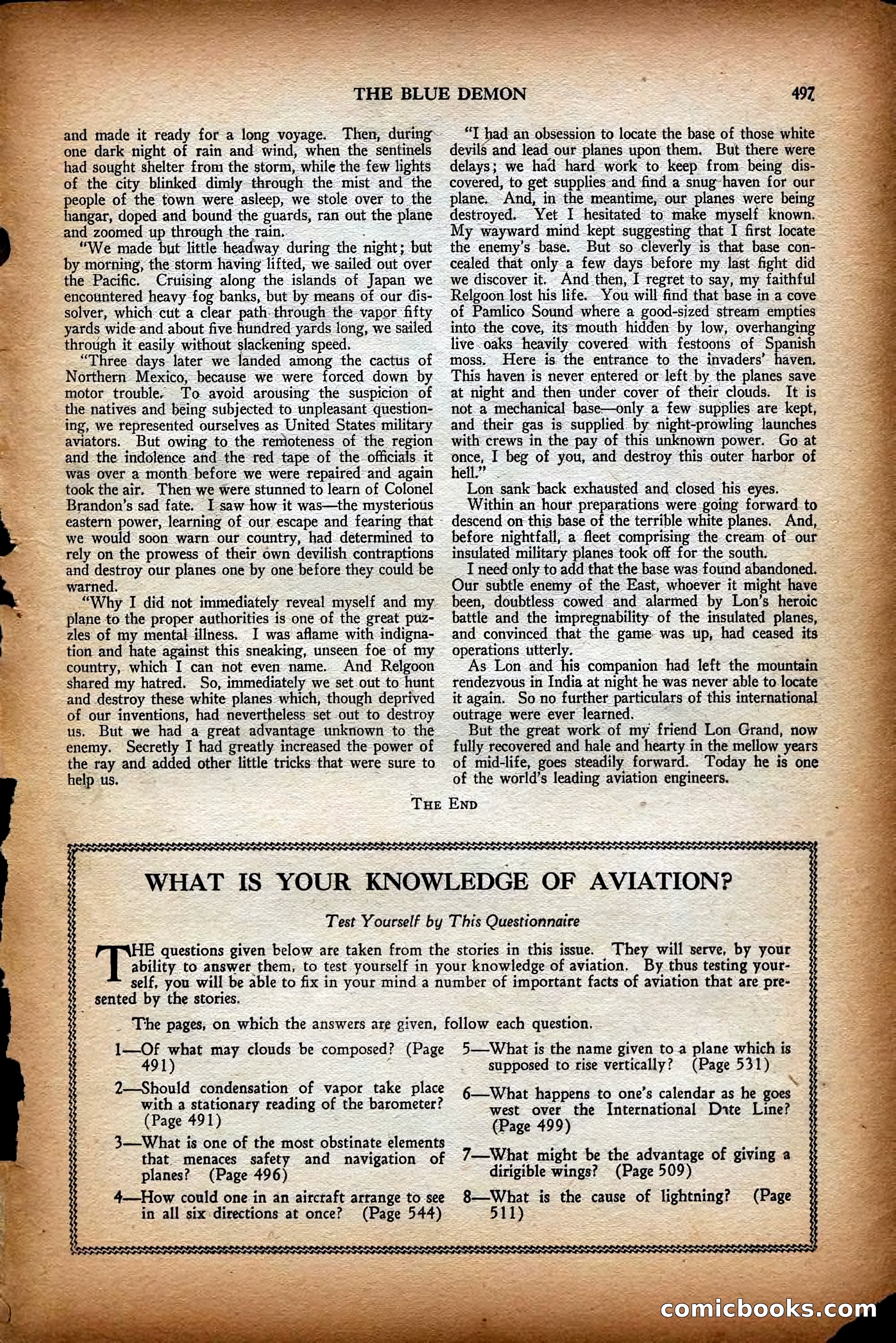 Air Wonder Stories, December 1929 — page 19 of 97