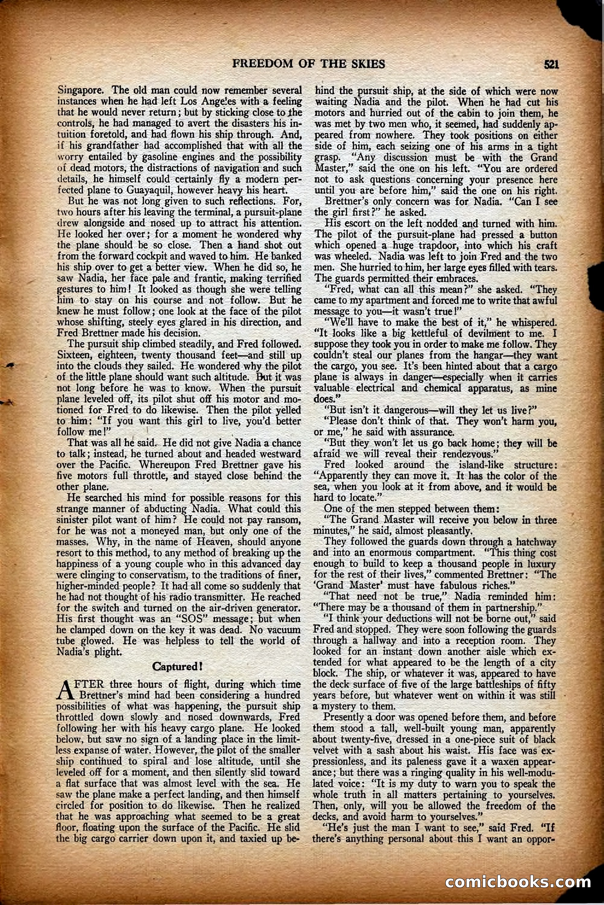 Air Wonder Stories, December 1929 — page 43 of 97