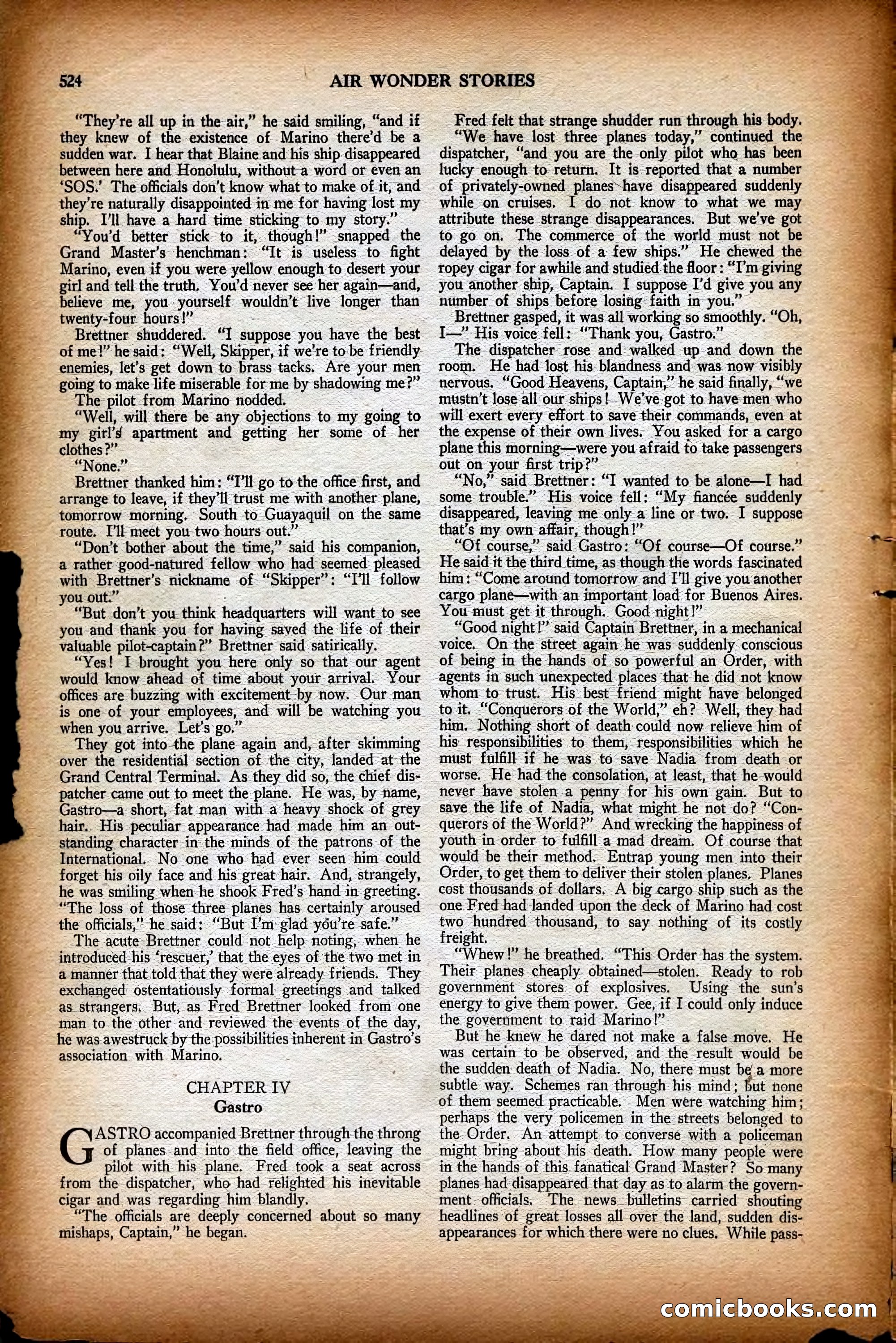 Air Wonder Stories, December 1929 — page 46 of 97
