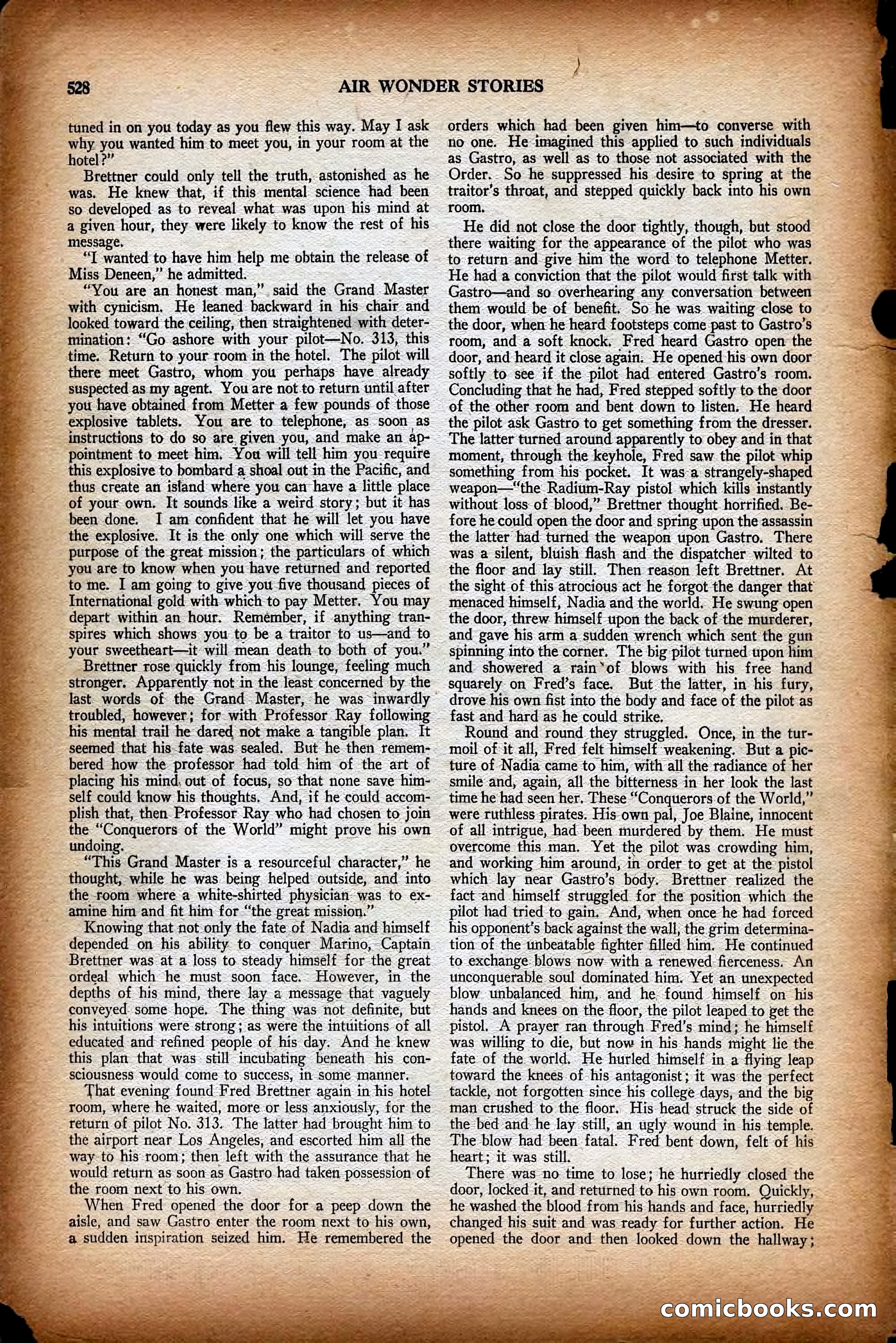 Air Wonder Stories, December 1929 — page 50 of 97