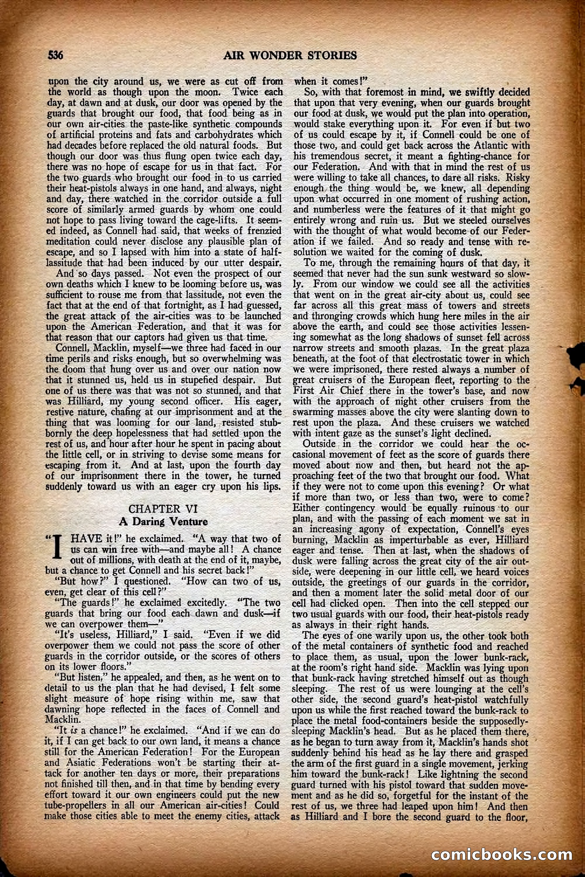 Air Wonder Stories, December 1929 — page 58 of 97