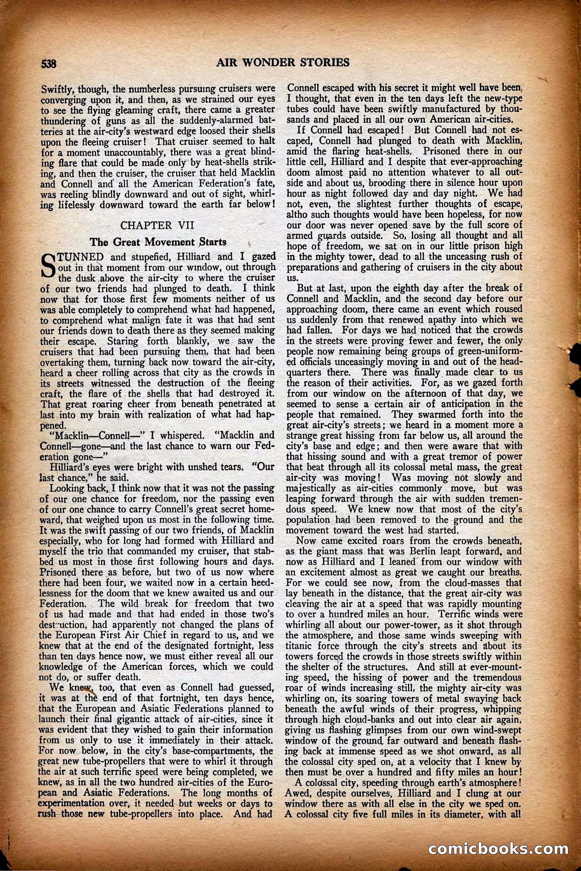 Air Wonder Stories, December 1929 — page 60 of 97