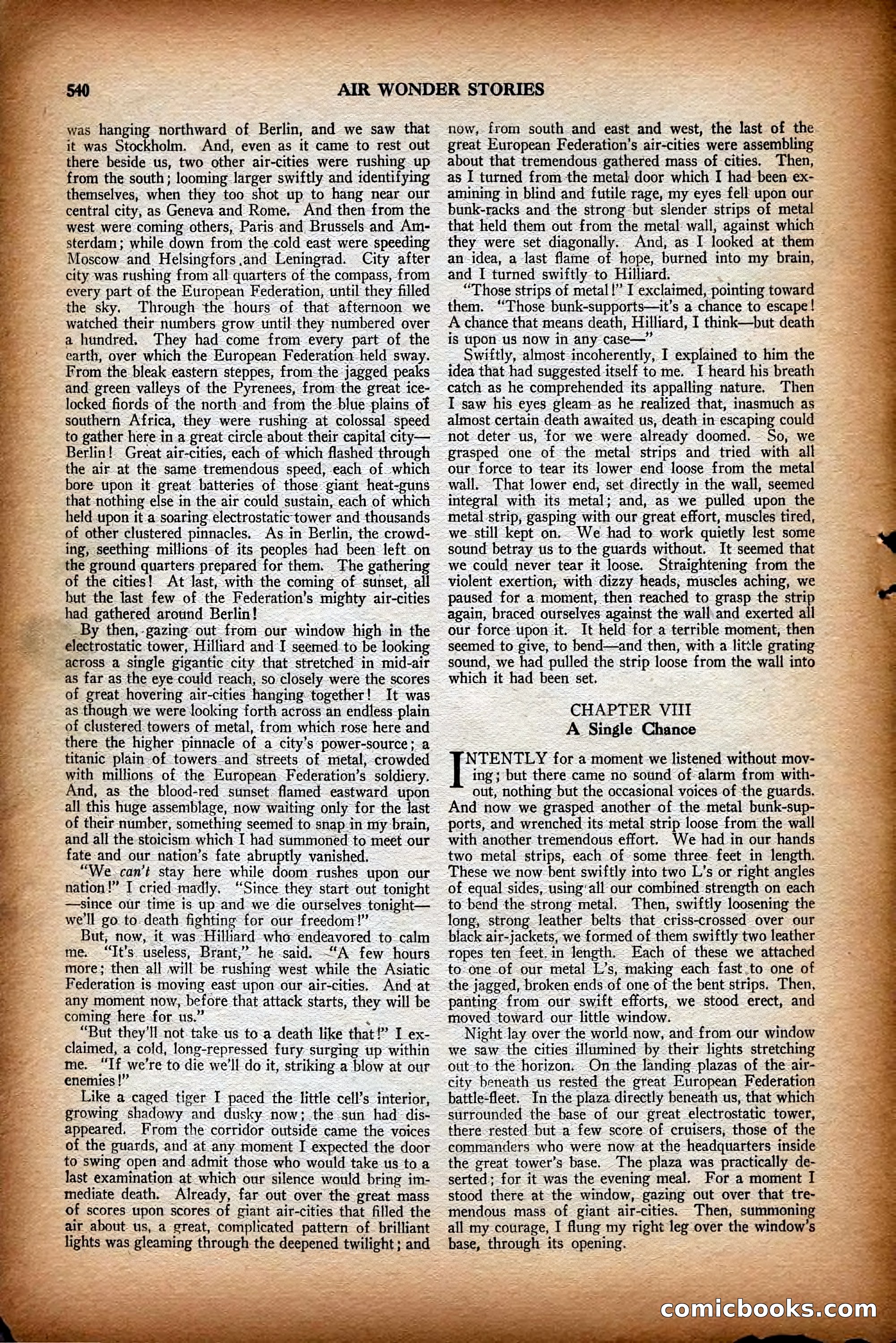 Air Wonder Stories, December 1929 — page 62 of 97