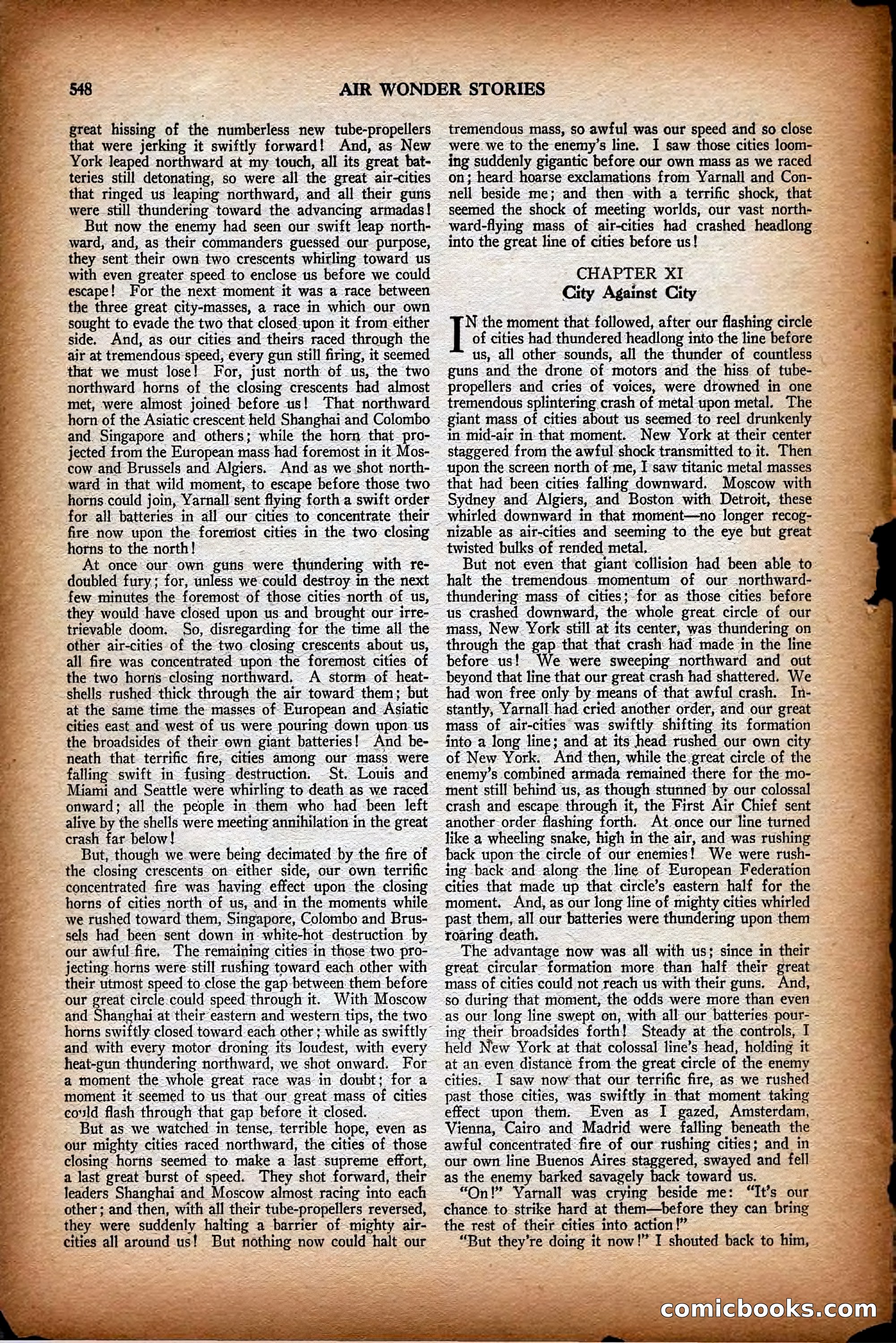 Air Wonder Stories, December 1929 — page 70 of 97