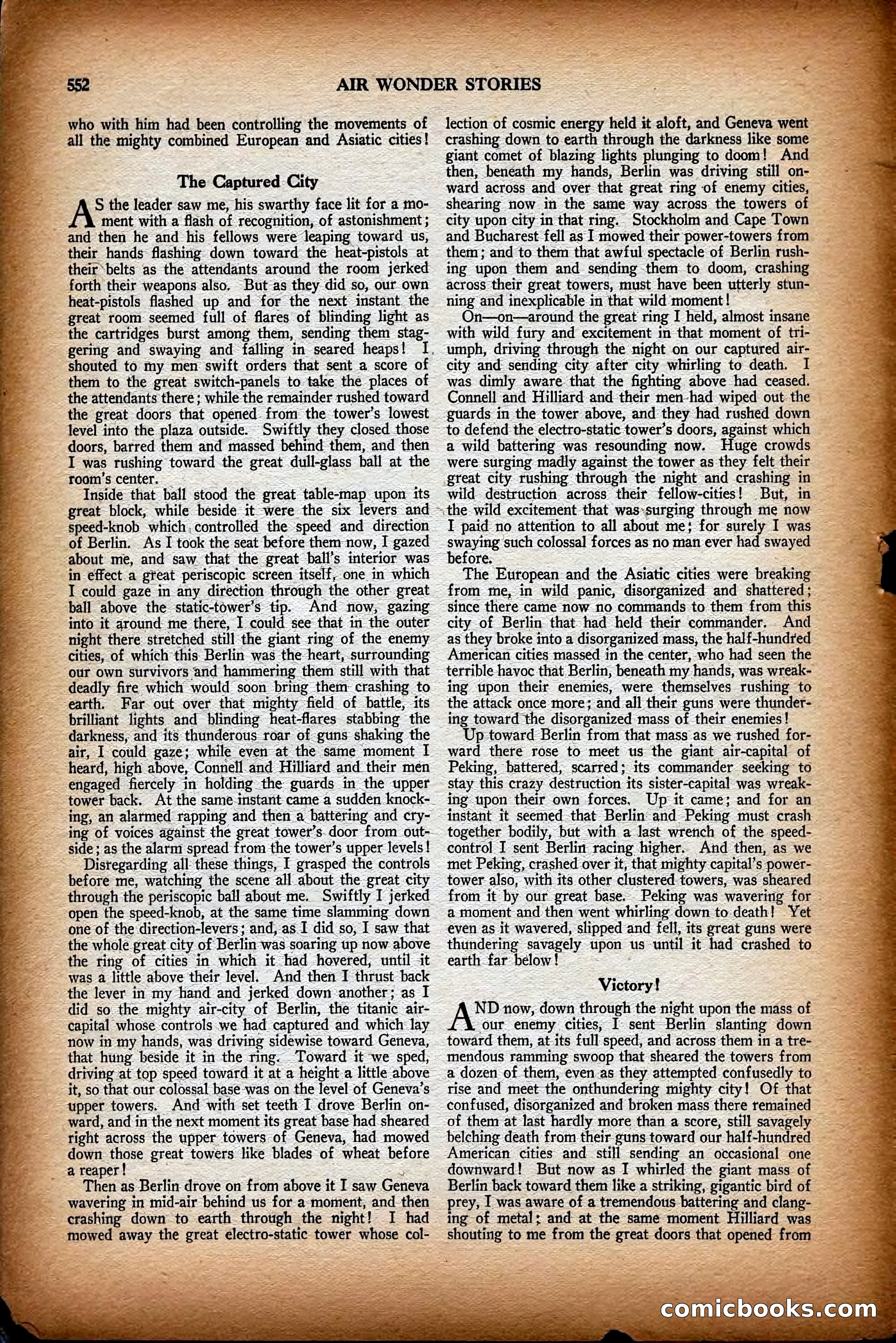Air Wonder Stories, December 1929 — page 74 of 97