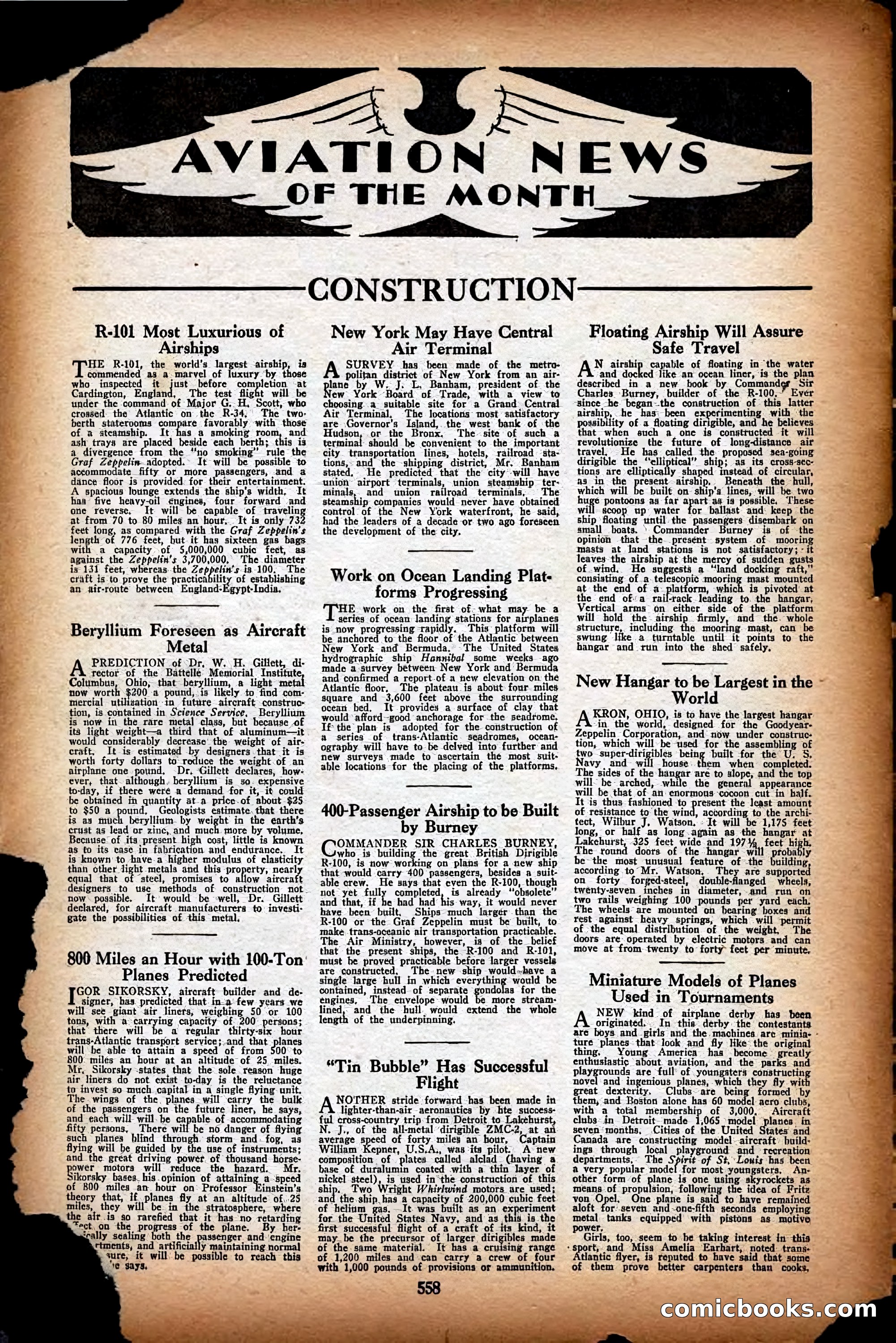 Air Wonder Stories, December 1929 — page 80 of 97