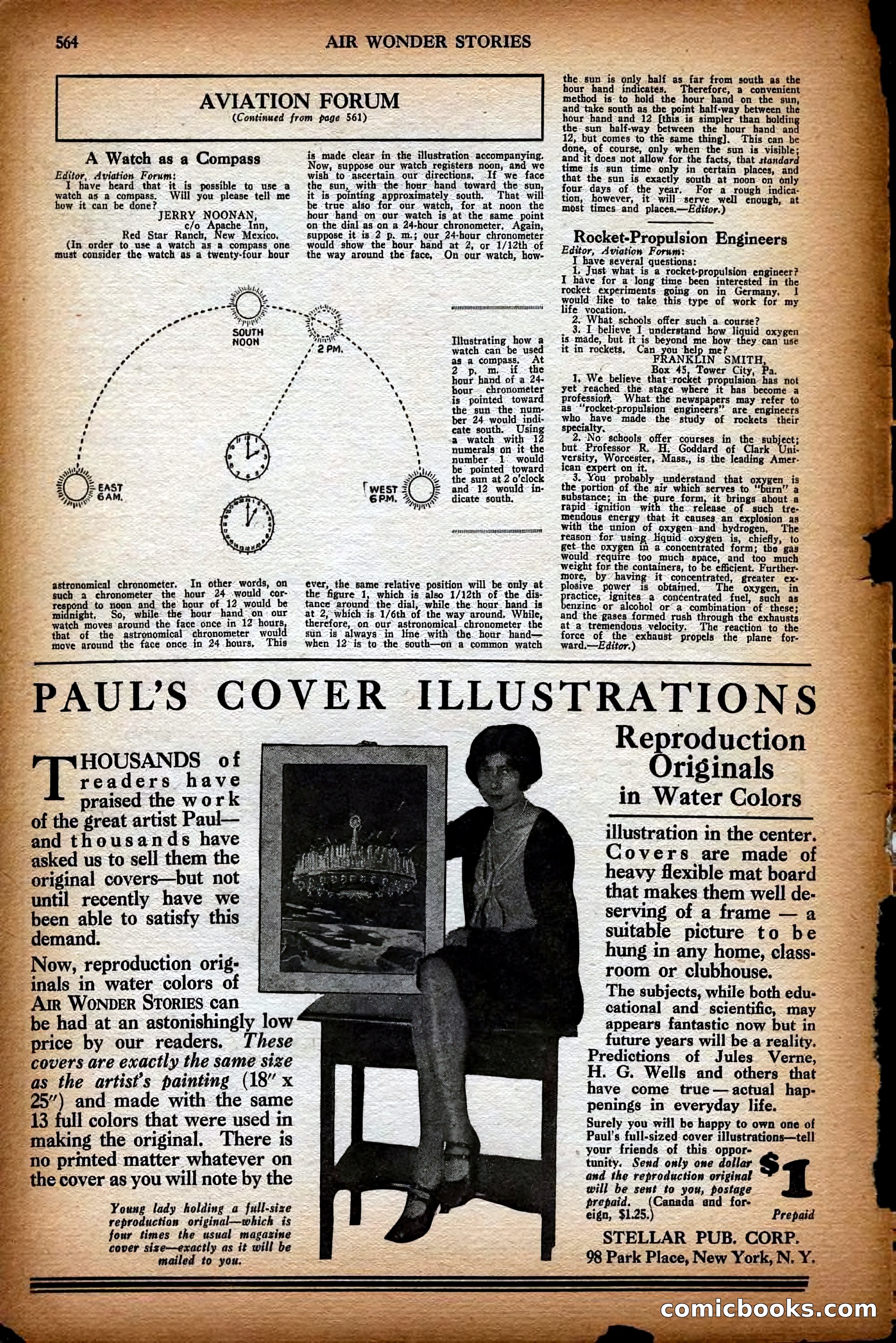 Air Wonder Stories, December 1929 — page 86 of 97