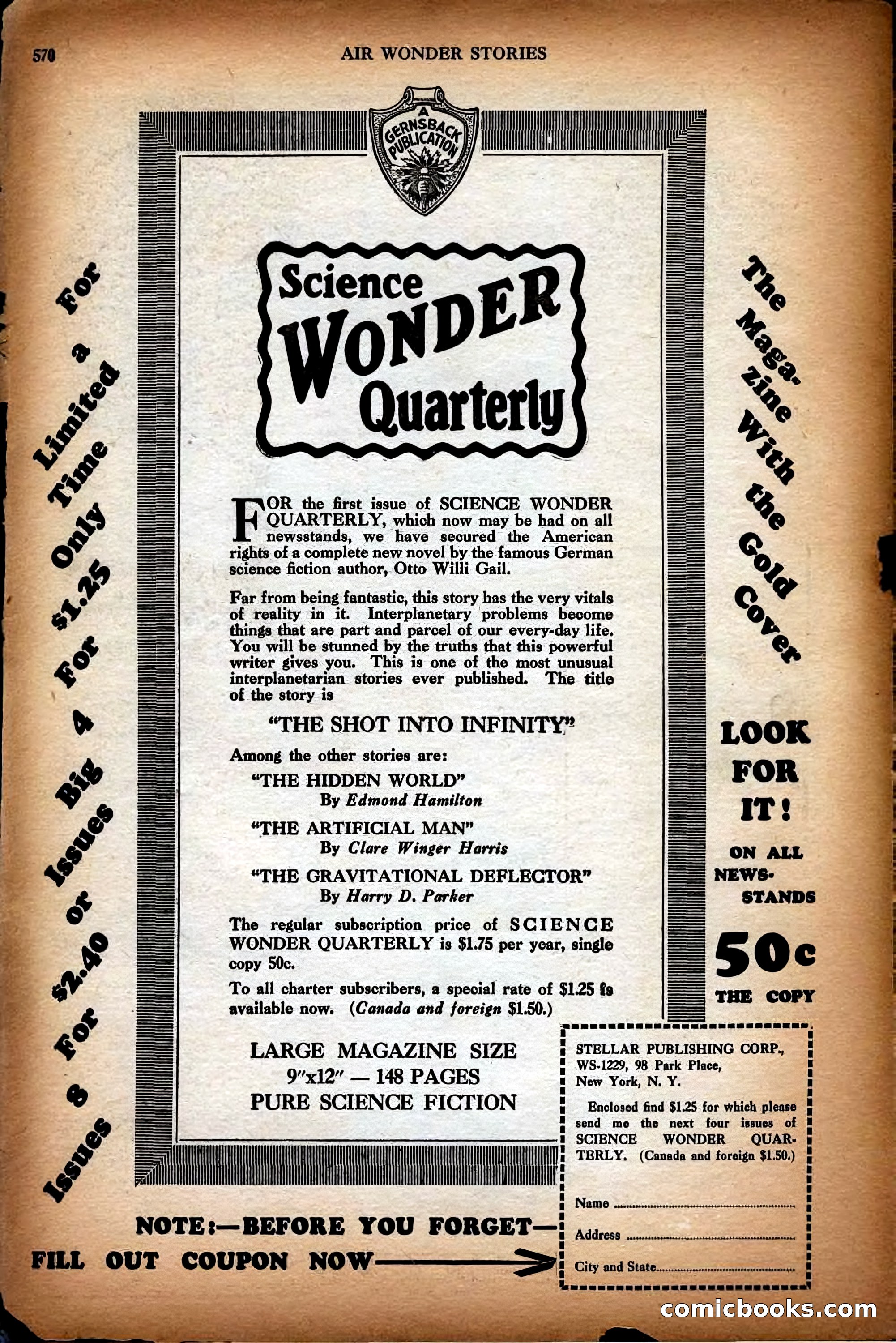 Air Wonder Stories, December 1929 — page 92 of 97