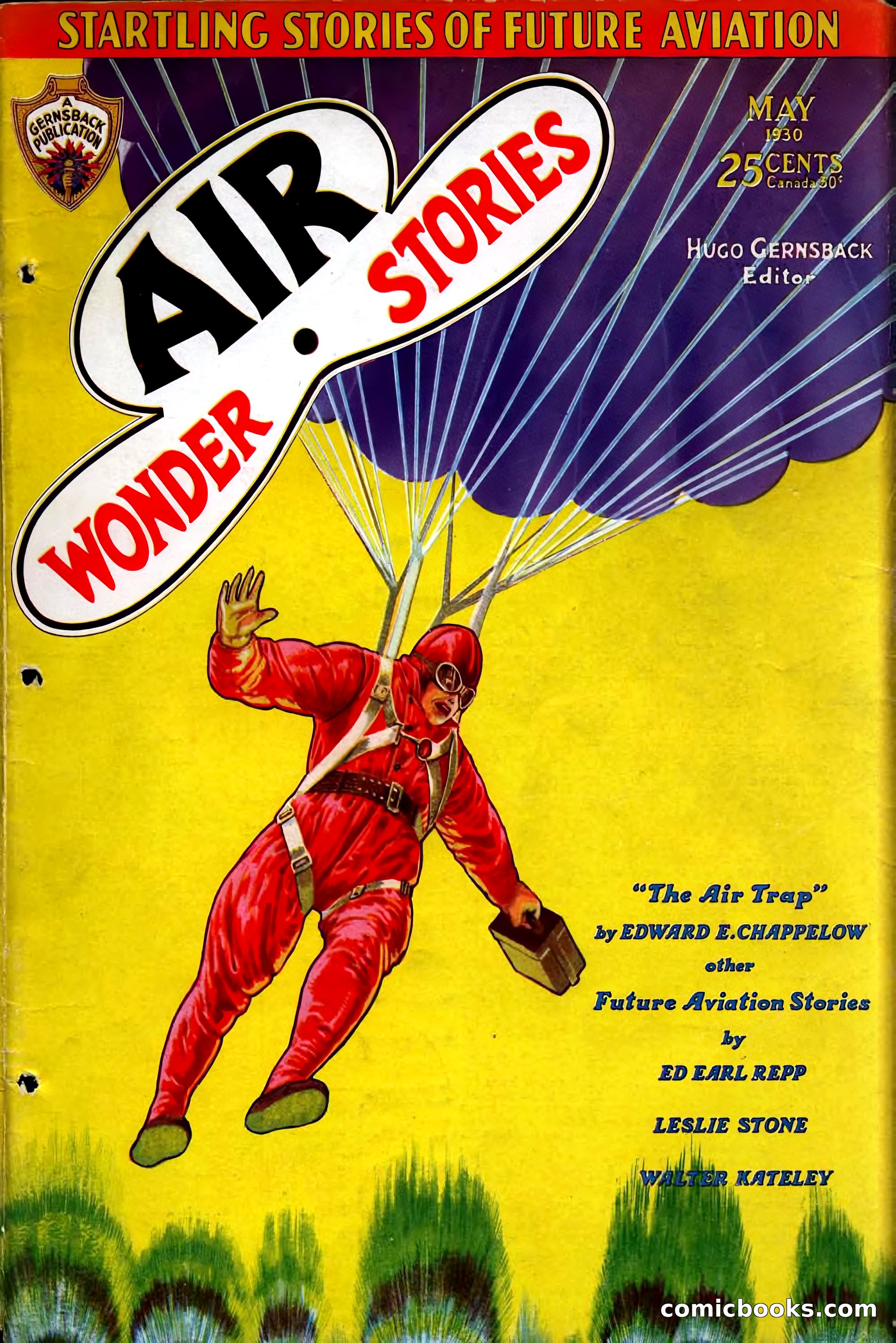 Air Wonder Stories, May 1930 — page 1 of 100
