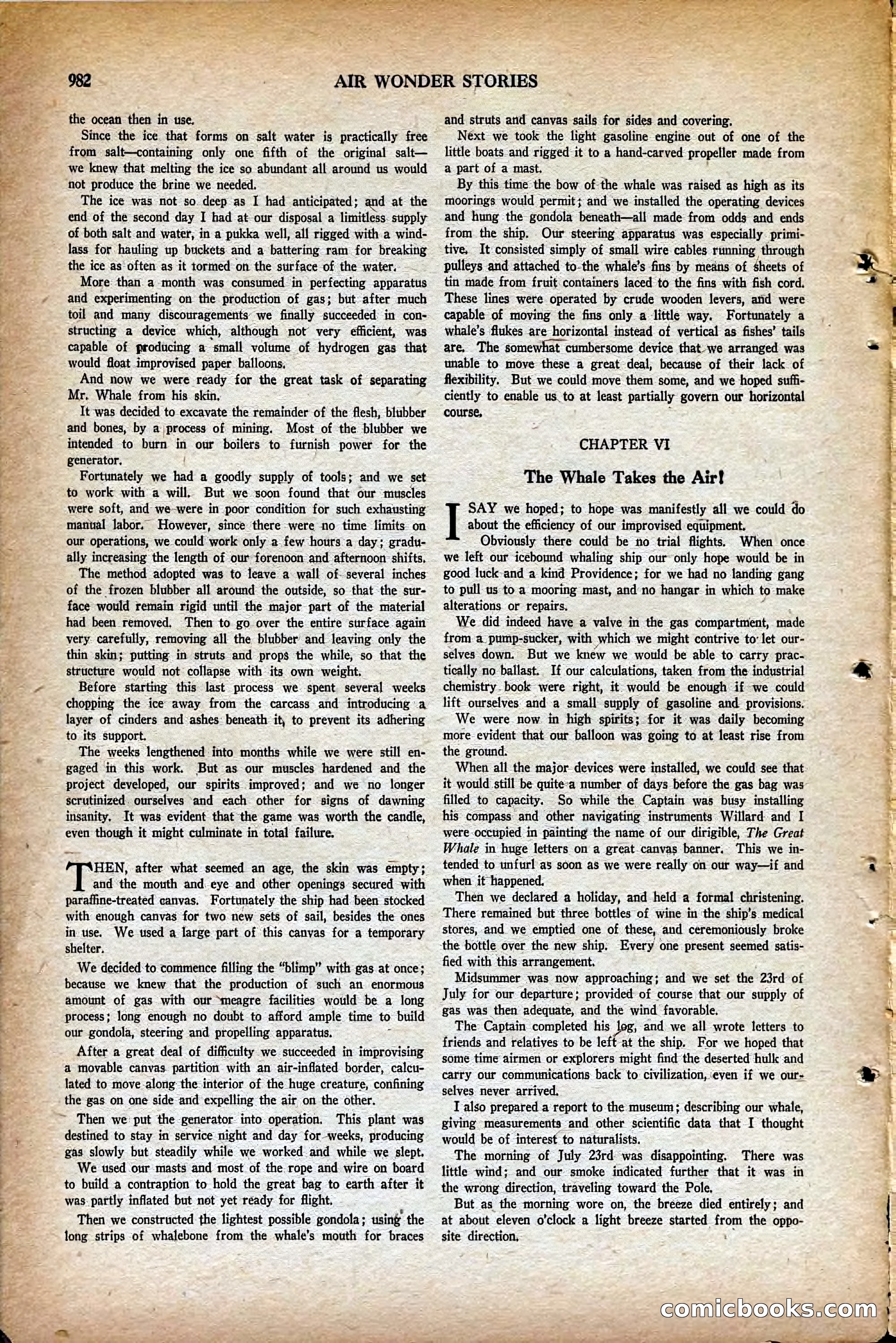 Air Wonder Stories, May 1930 — page 24 of 100