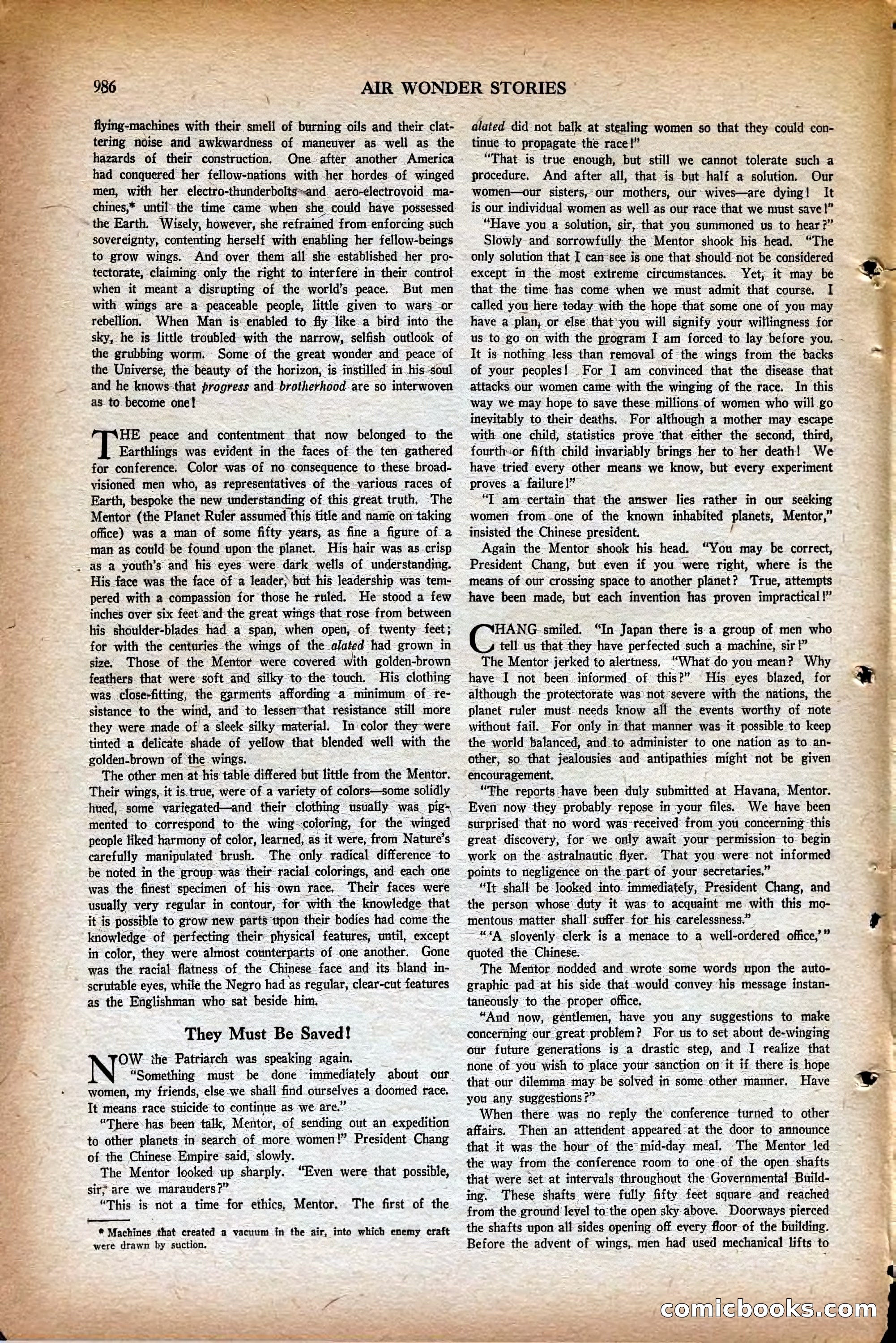Air Wonder Stories, May 1930 — page 28 of 100