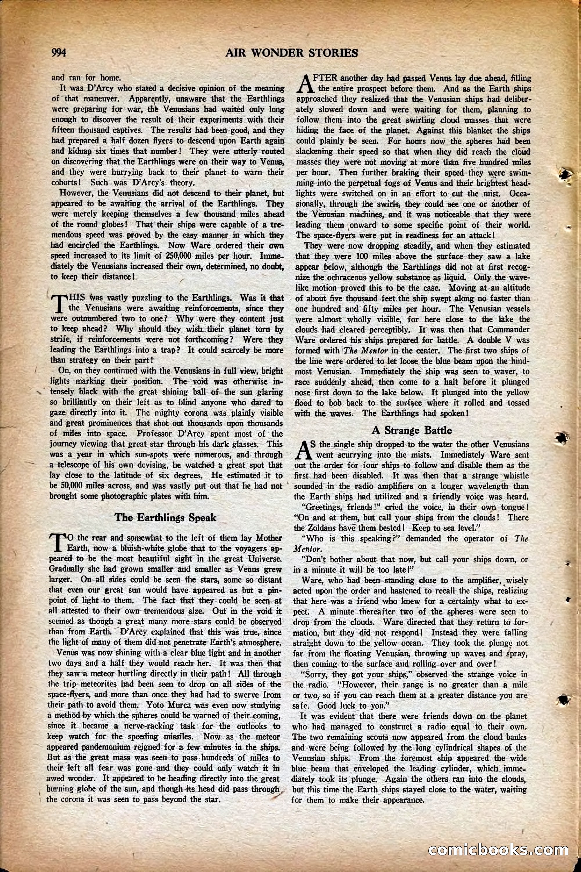 Air Wonder Stories, May 1930 — page 36 of 100