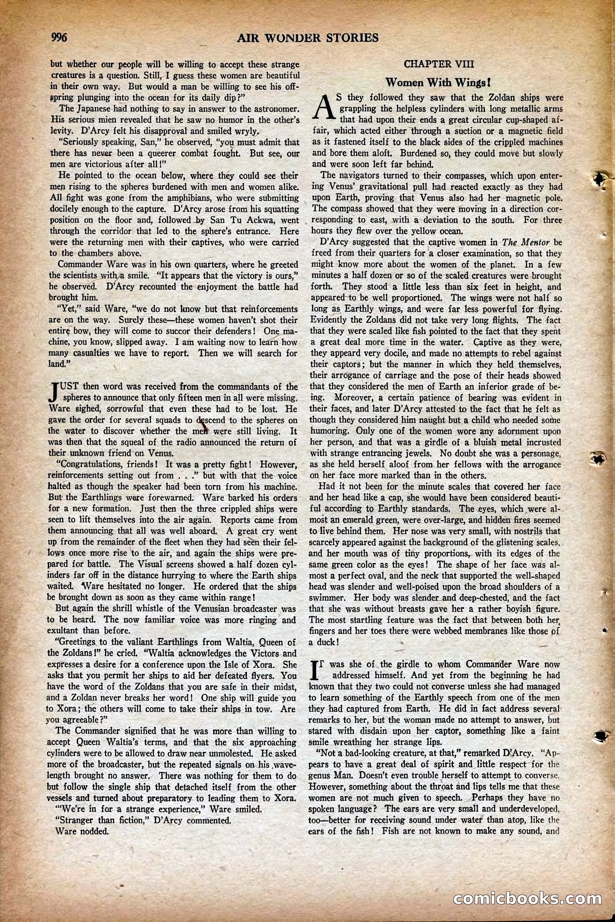Air Wonder Stories, May 1930 — page 38 of 100
