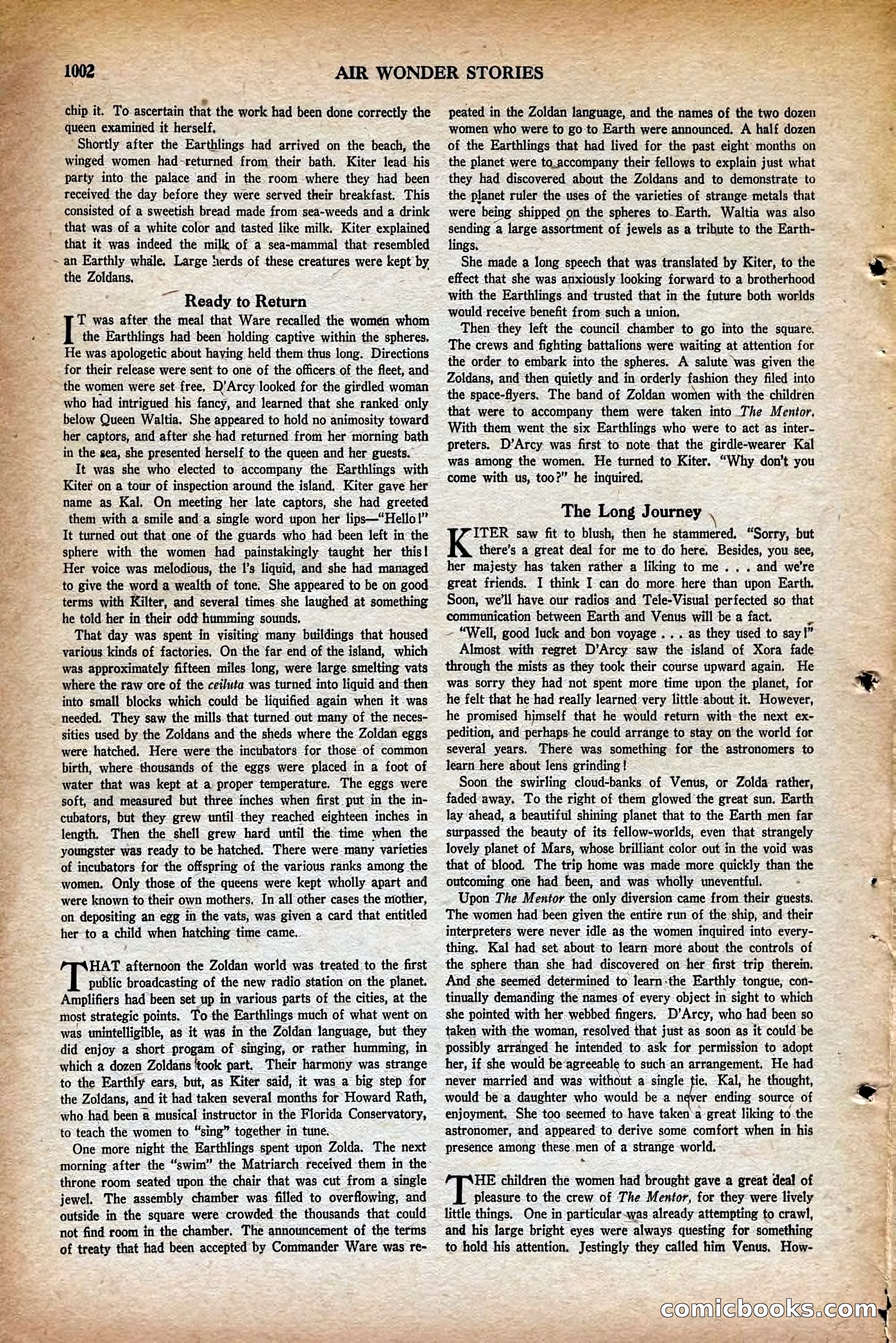 Air Wonder Stories, May 1930 — page 44 of 100