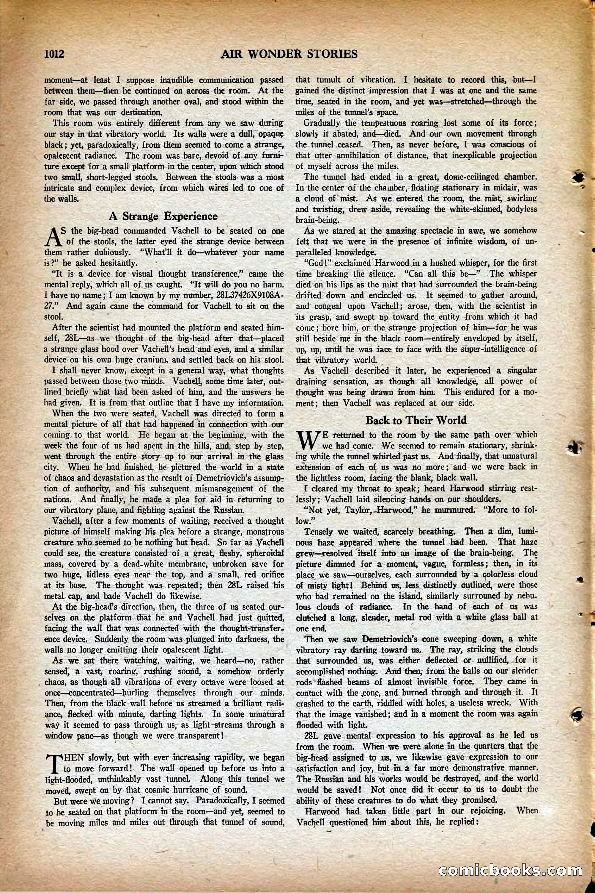 Air Wonder Stories, May 1930 — page 54 of 100