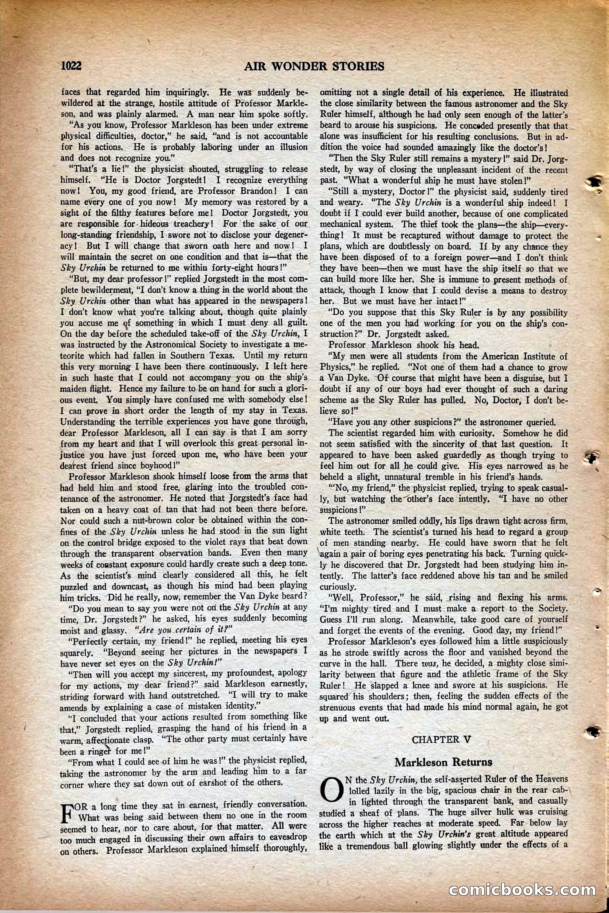 Air Wonder Stories, May 1930 — page 64 of 100