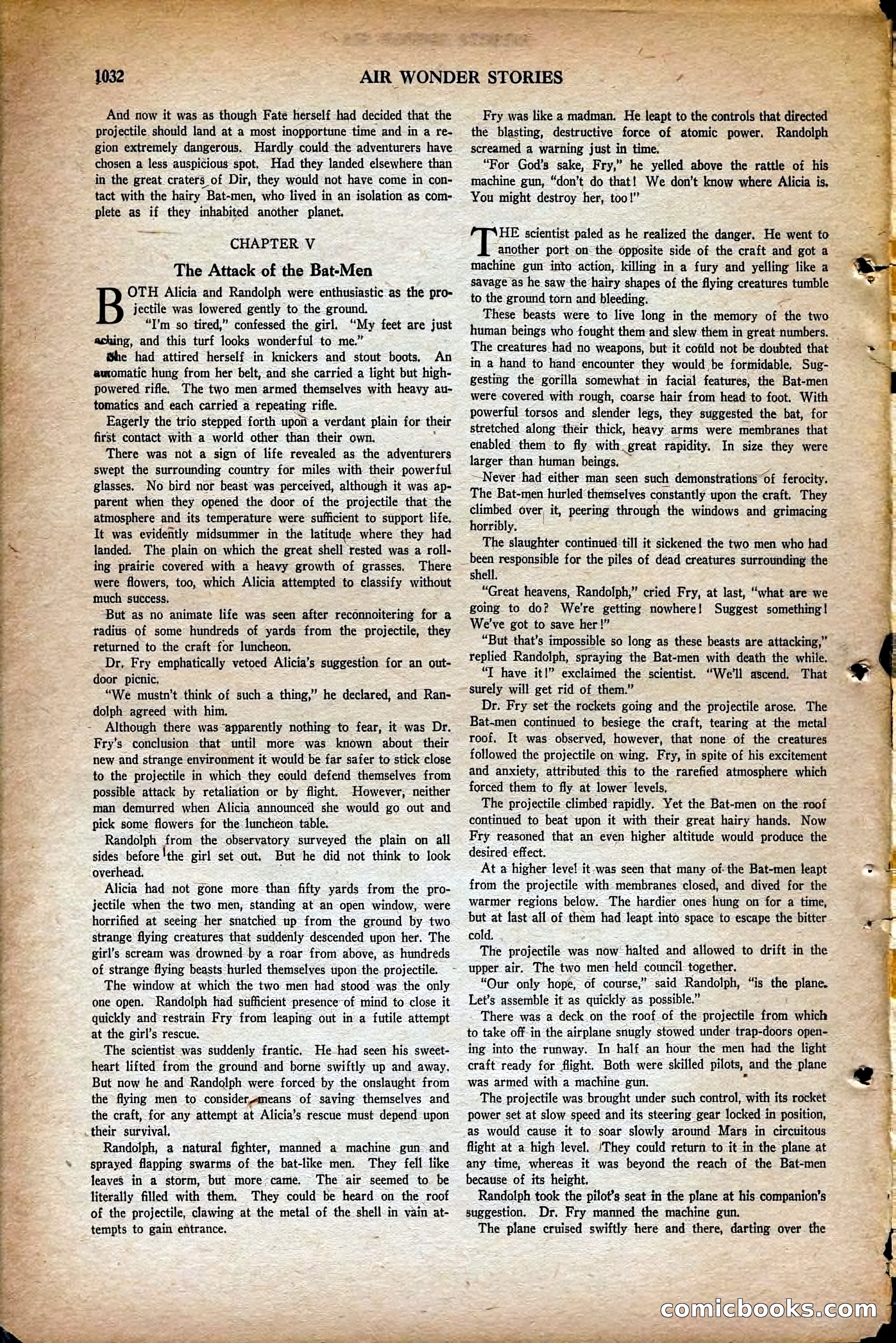 Air Wonder Stories, May 1930 — page 74 of 100