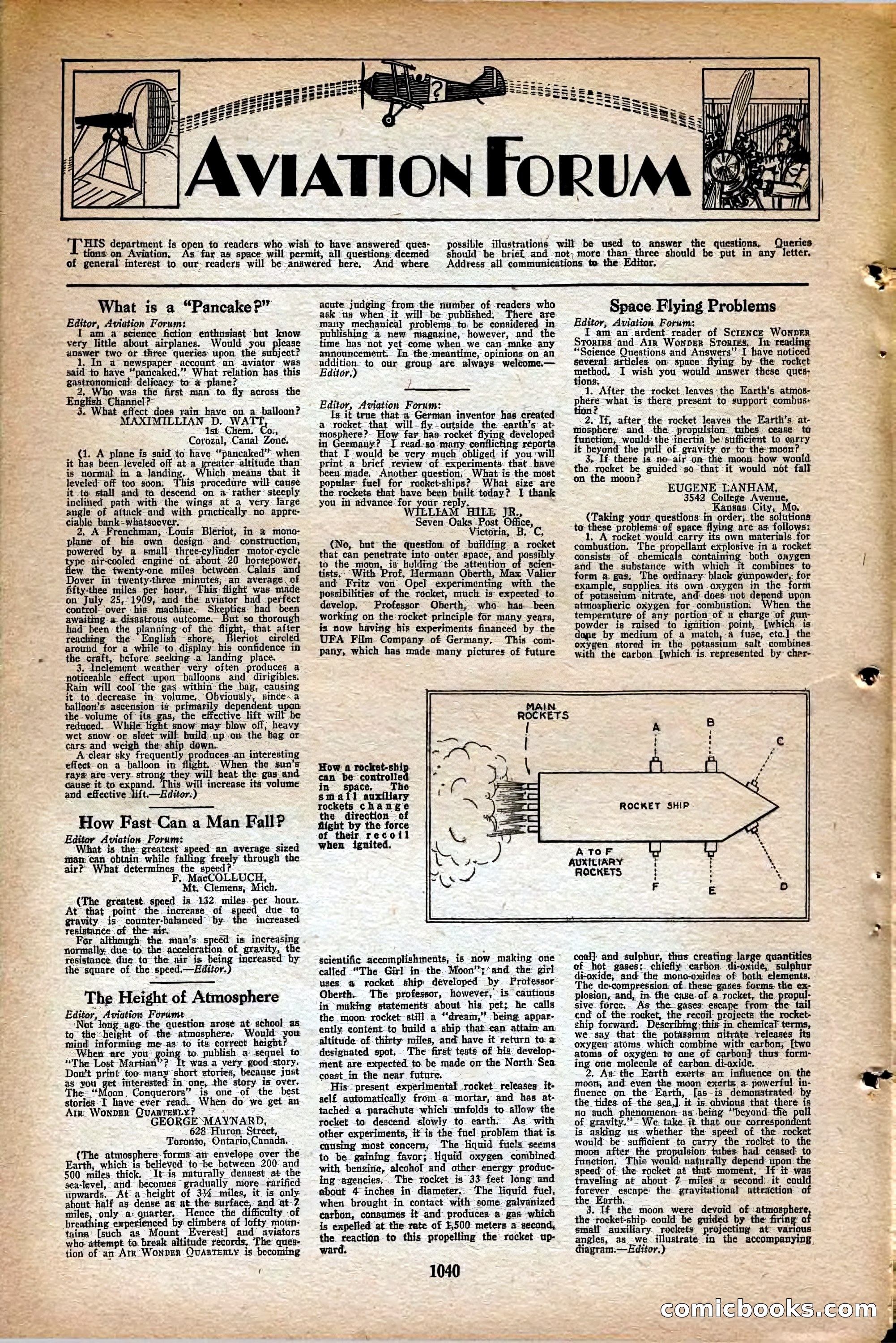 Air Wonder Stories, May 1930 — page 82 of 100
