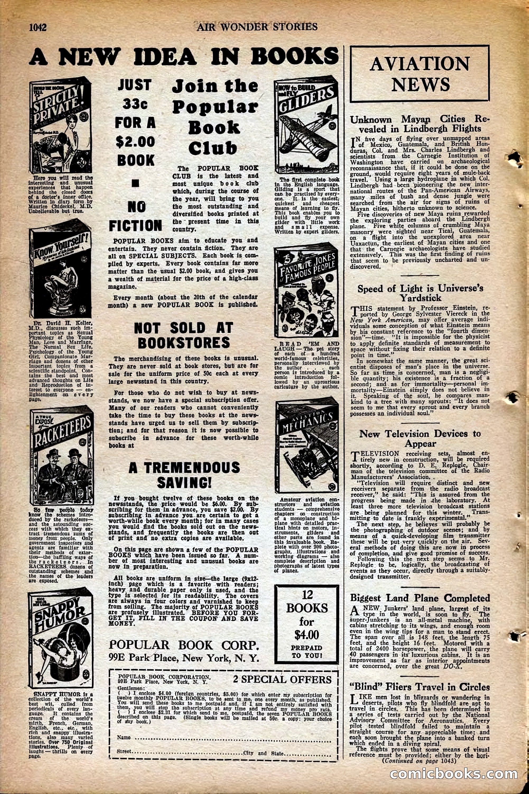 Air Wonder Stories, May 1930 — page 84 of 100