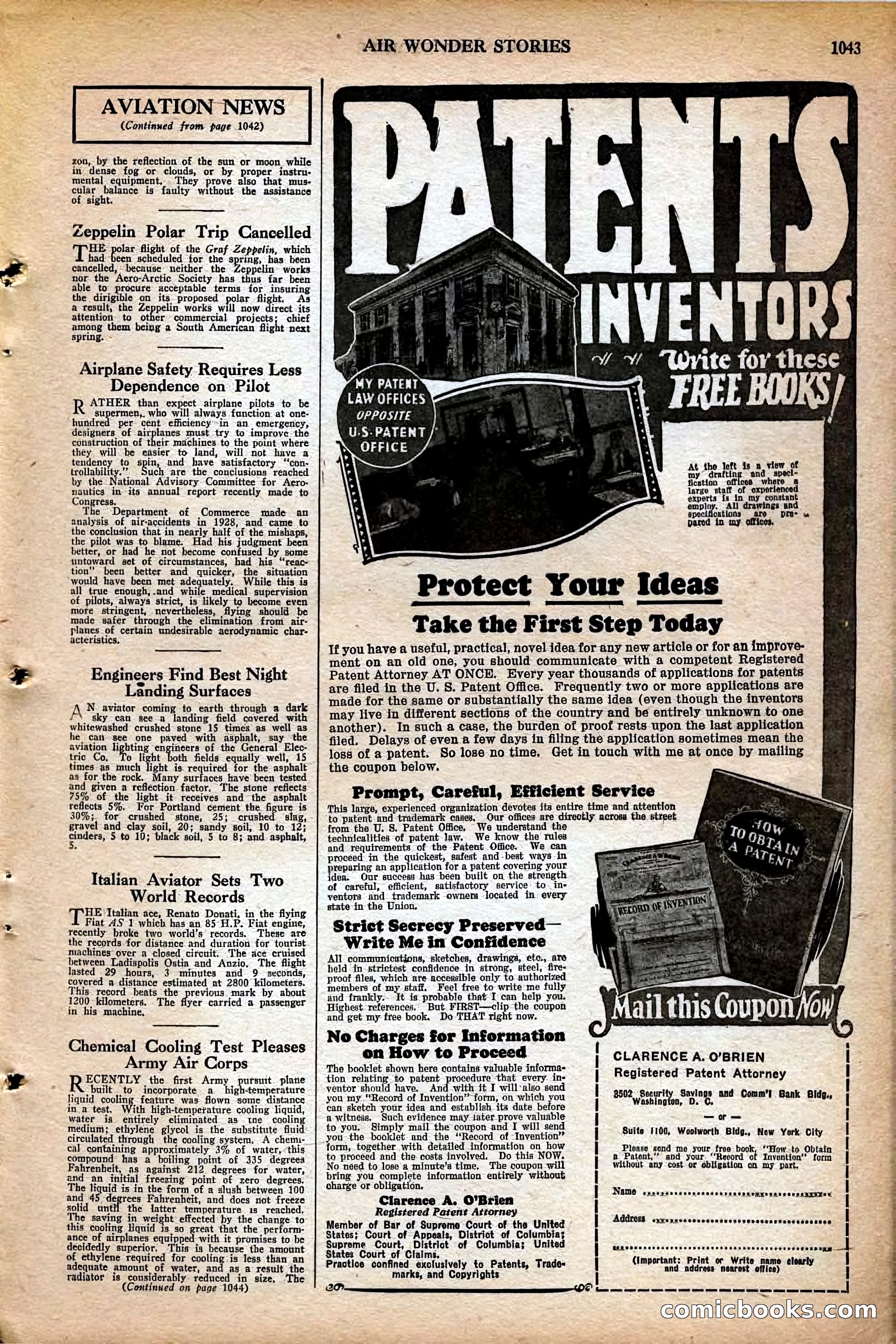 Air Wonder Stories, May 1930 — page 85 of 100