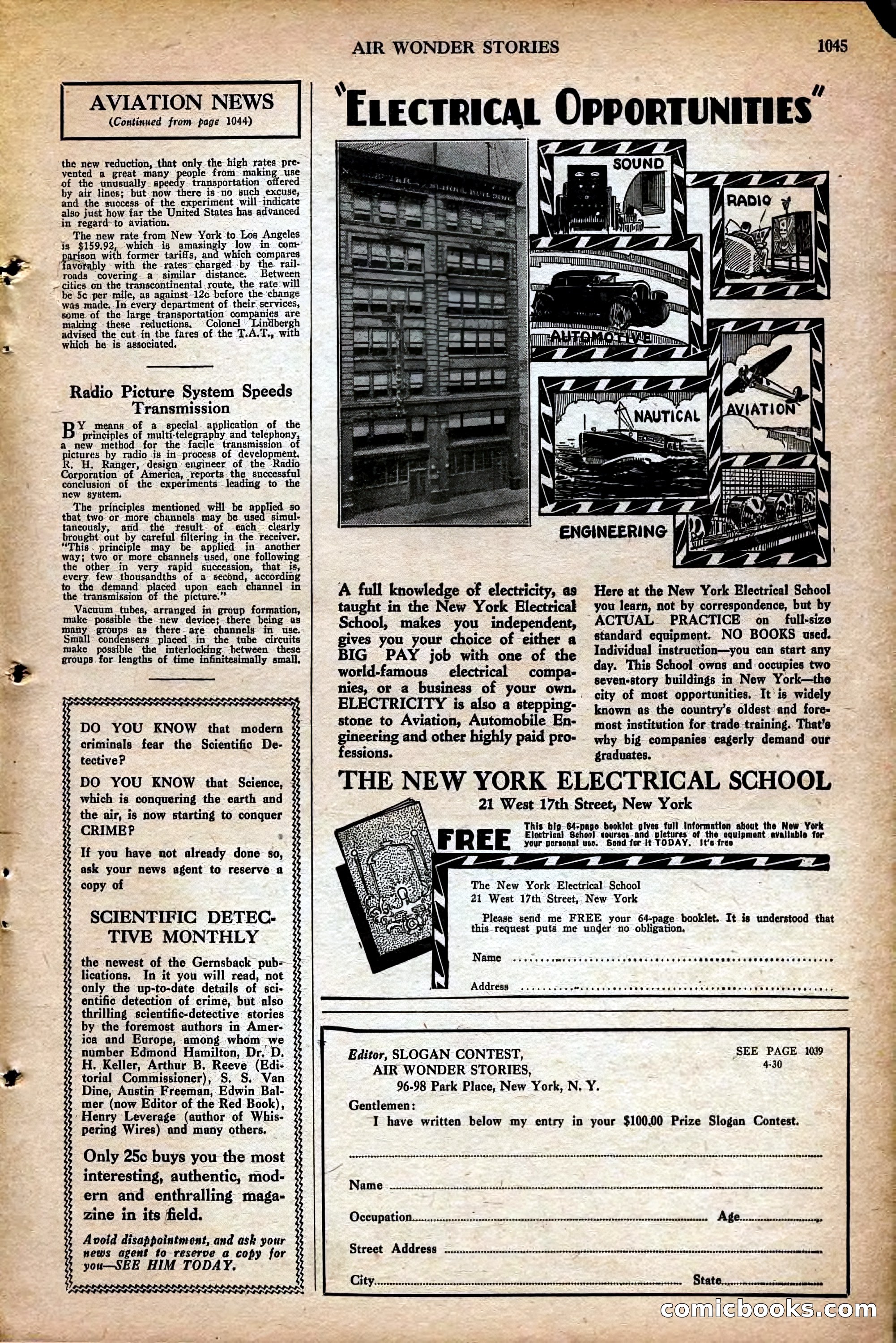 Air Wonder Stories, May 1930 — page 87 of 100