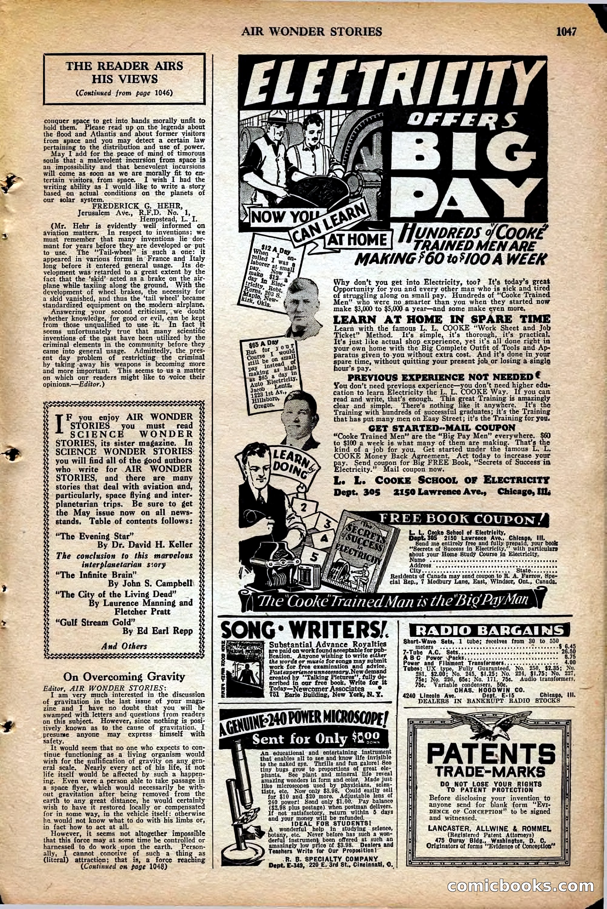 Air Wonder Stories, May 1930 — page 89 of 100