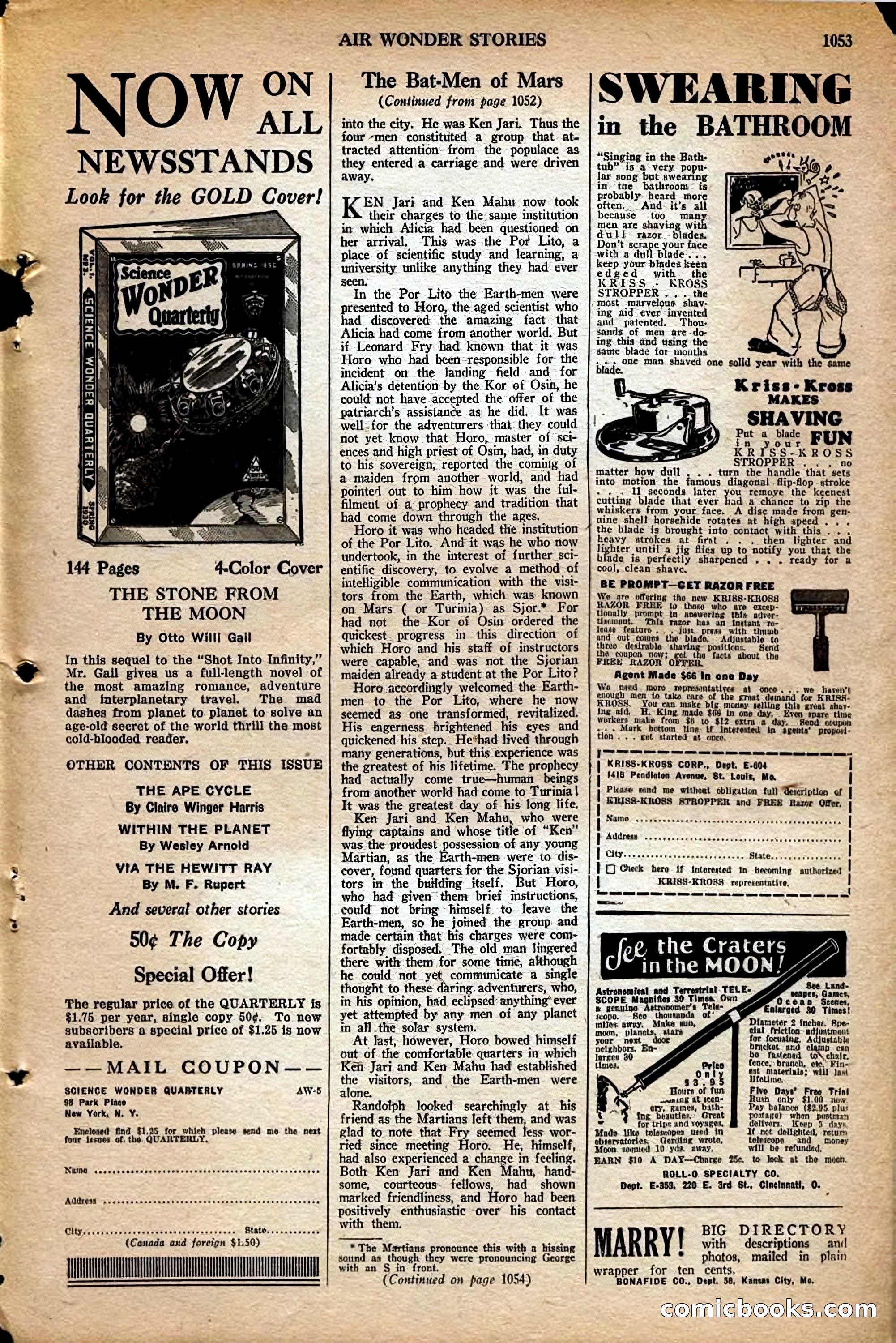 Air Wonder Stories, May 1930 — page 95 of 100