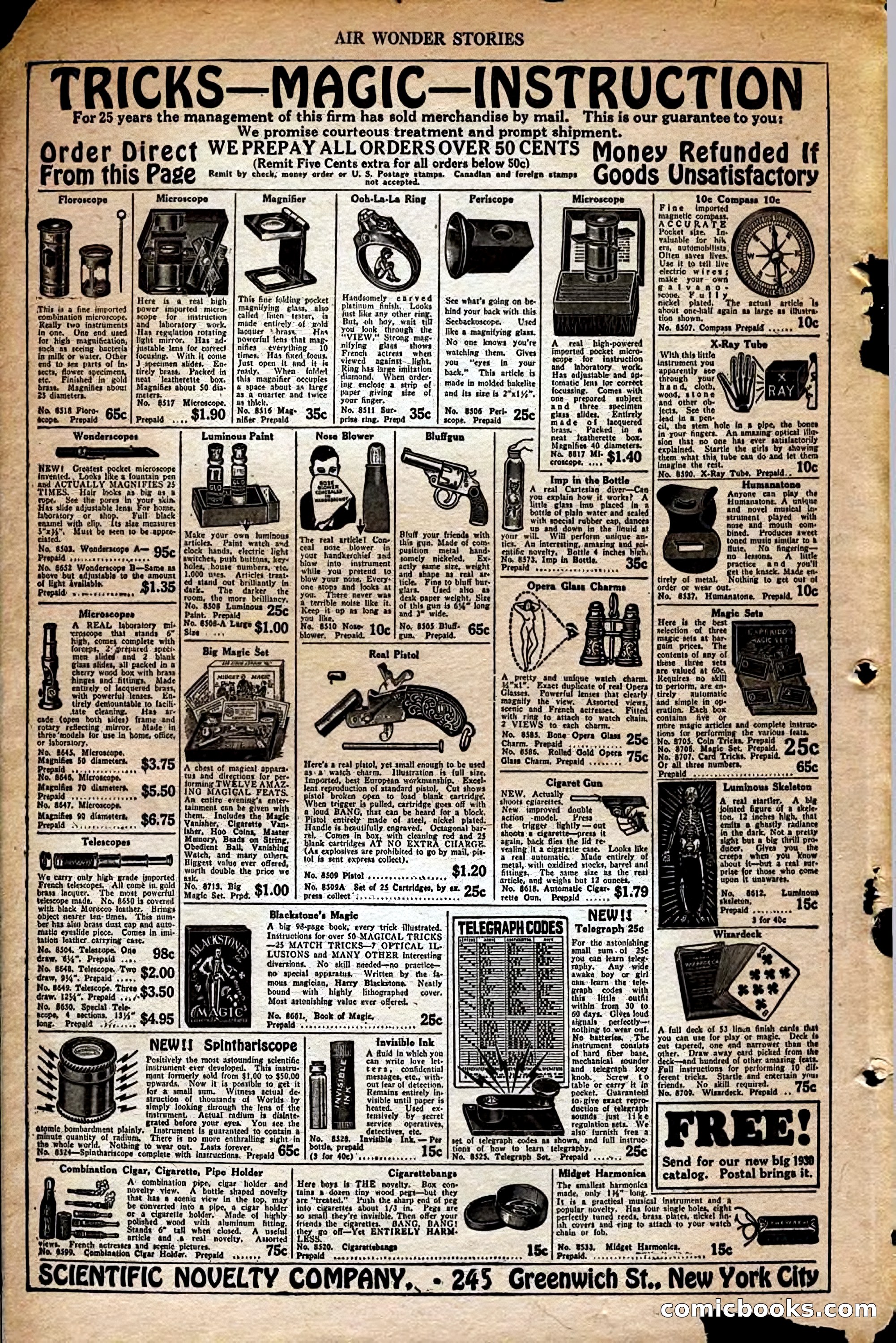 Air Wonder Stories, May 1930 — page 98 of 100