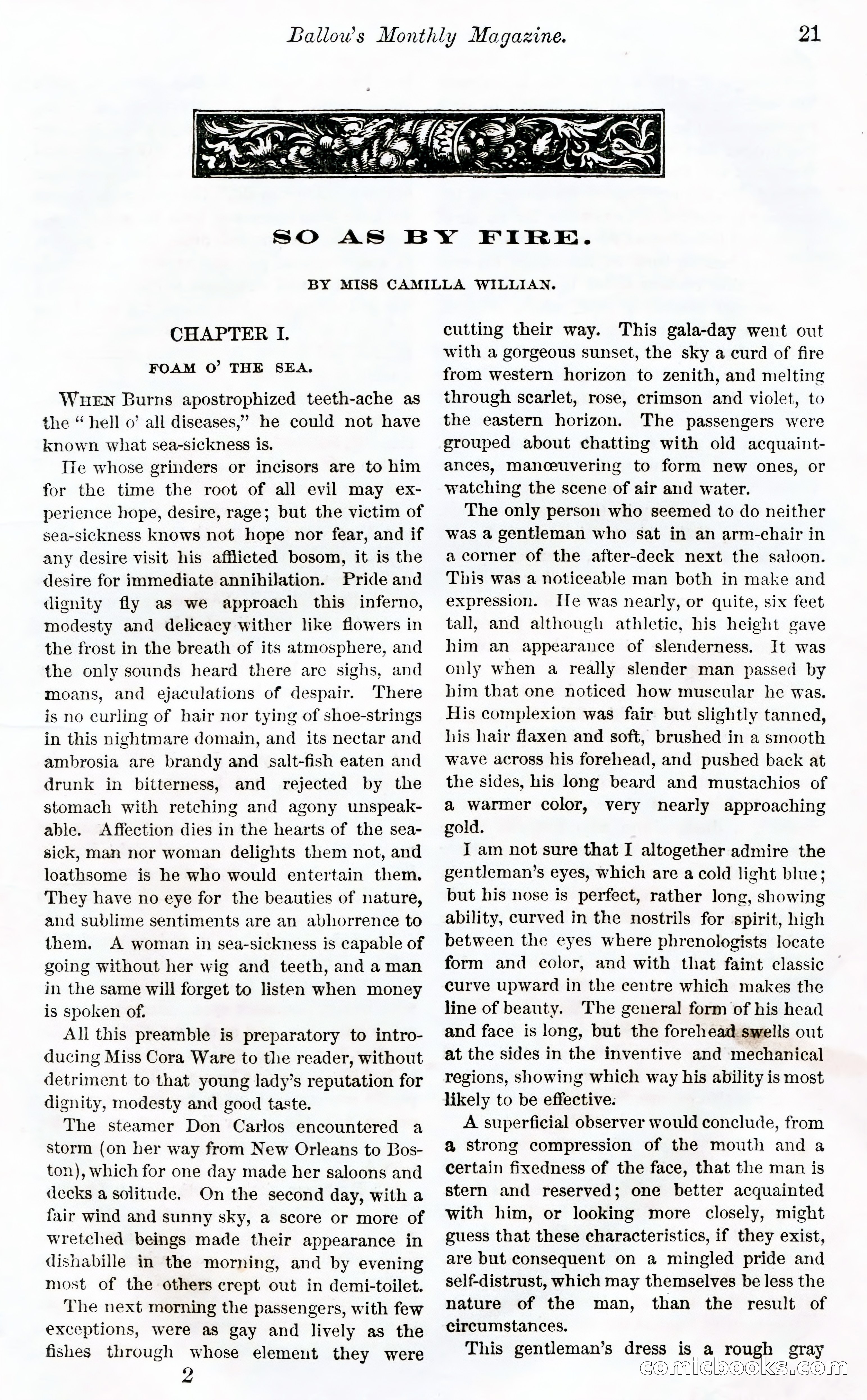 Ballou's Monthly Magazine, Vol. XXVII, No. 1 — page 17 of 97